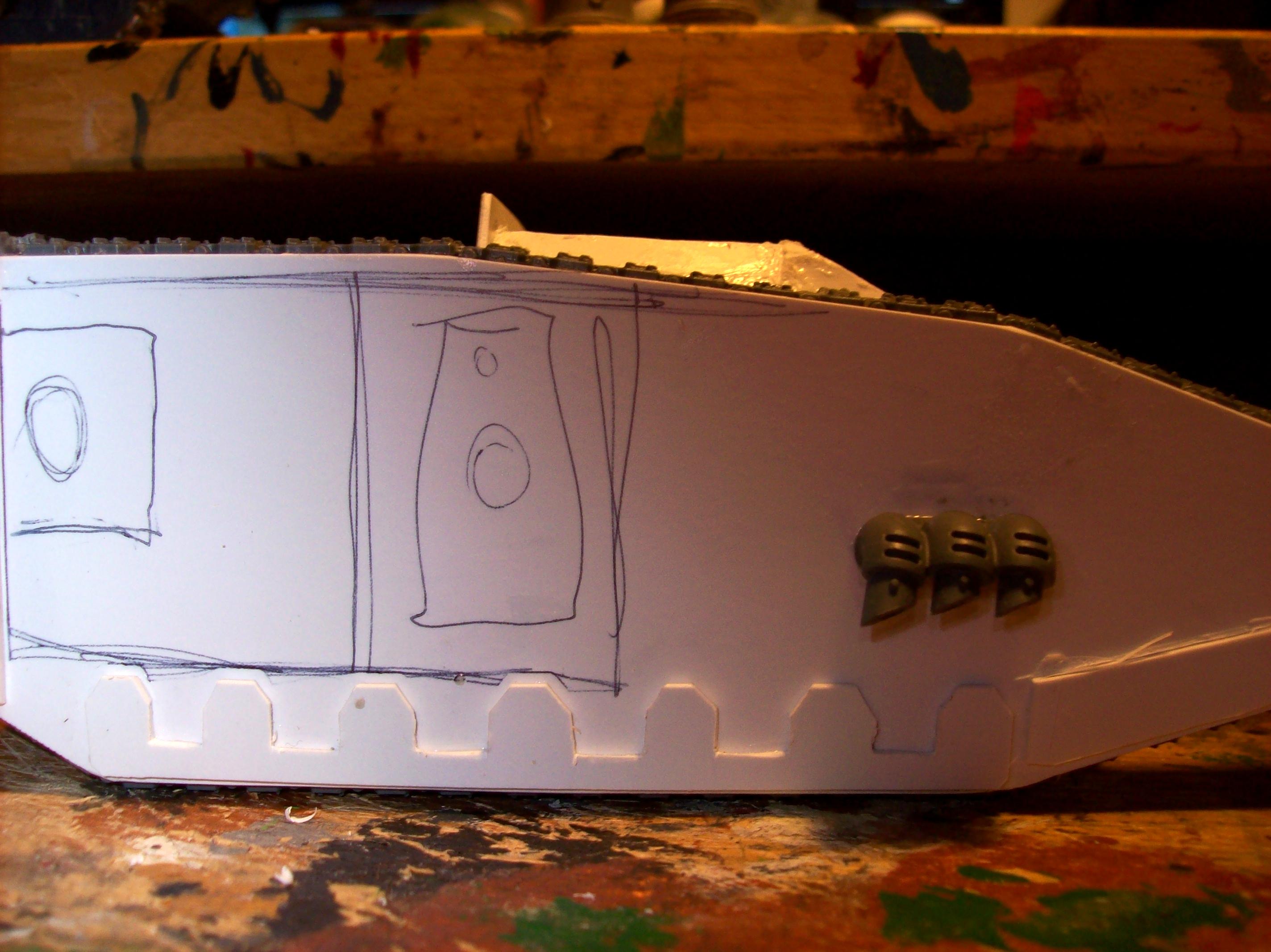 Land Raider, Warhammer 40,000, Work In Progress