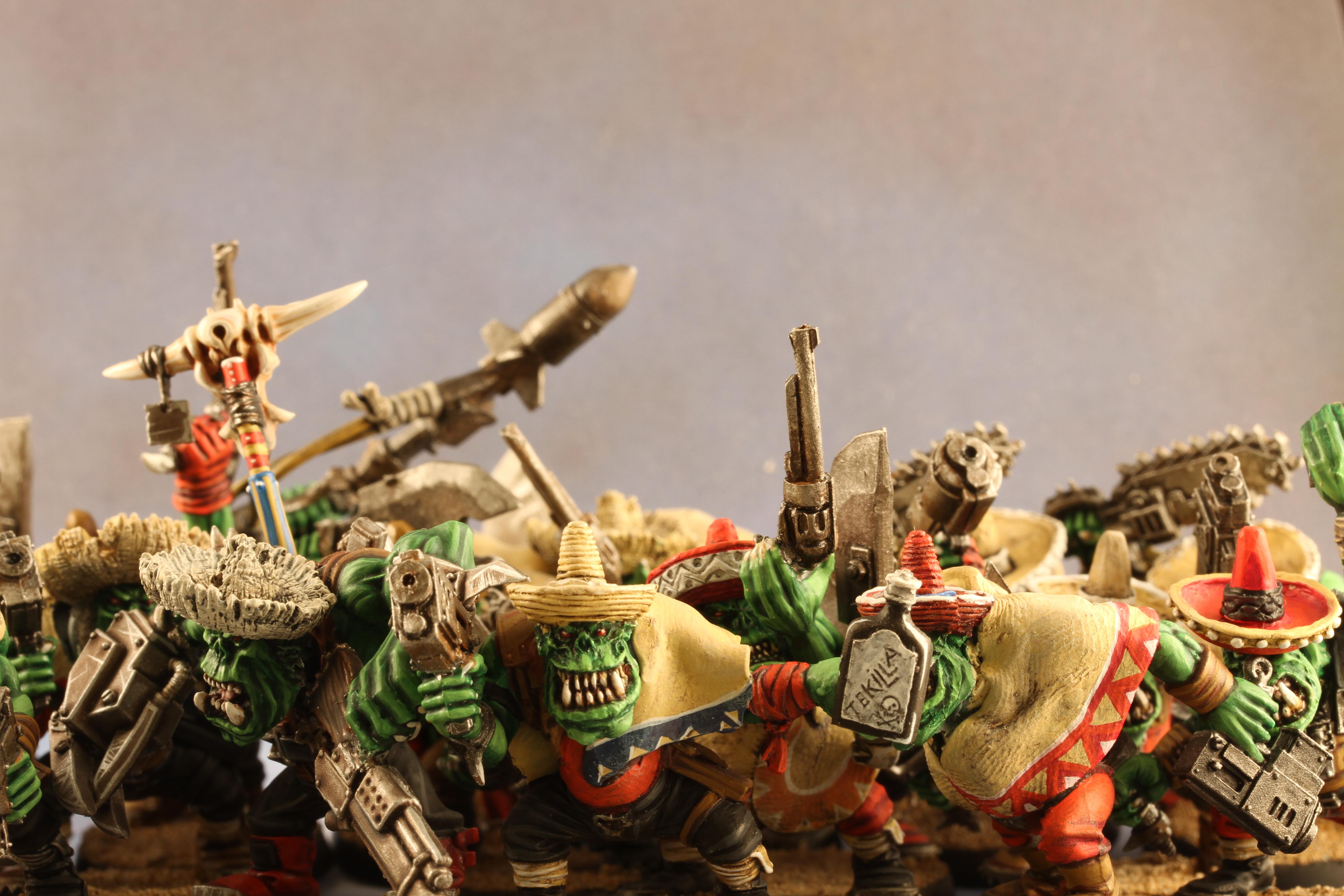 Mexican, Orks, Poncho, Tekila
