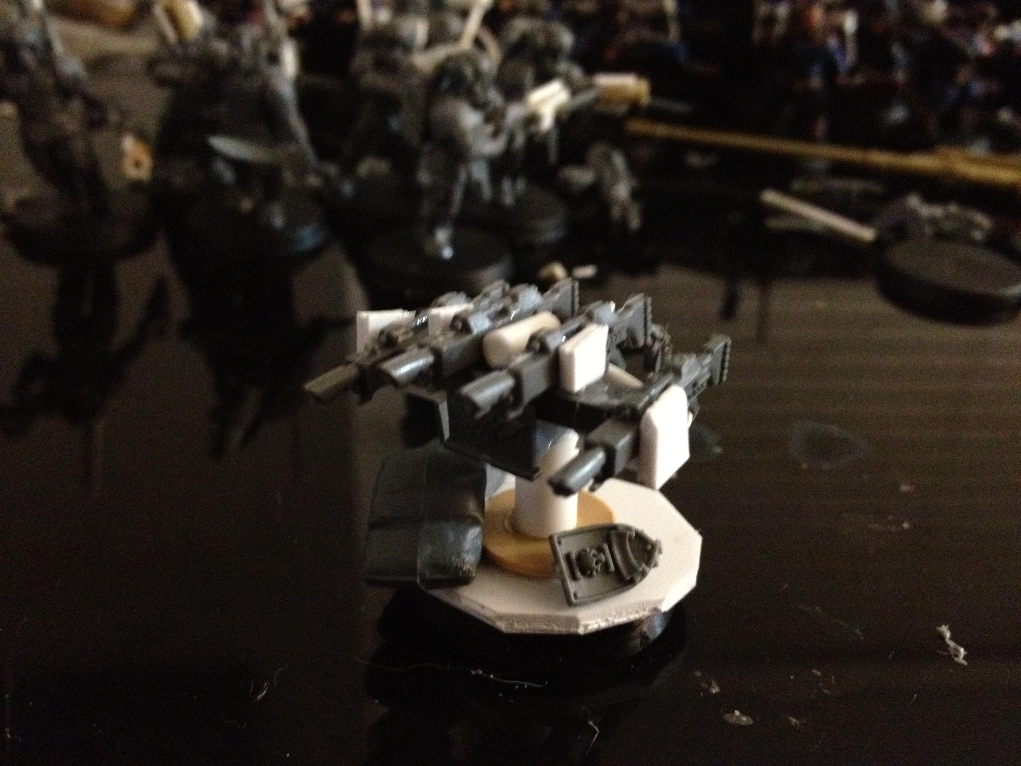 Multi turret emplacement