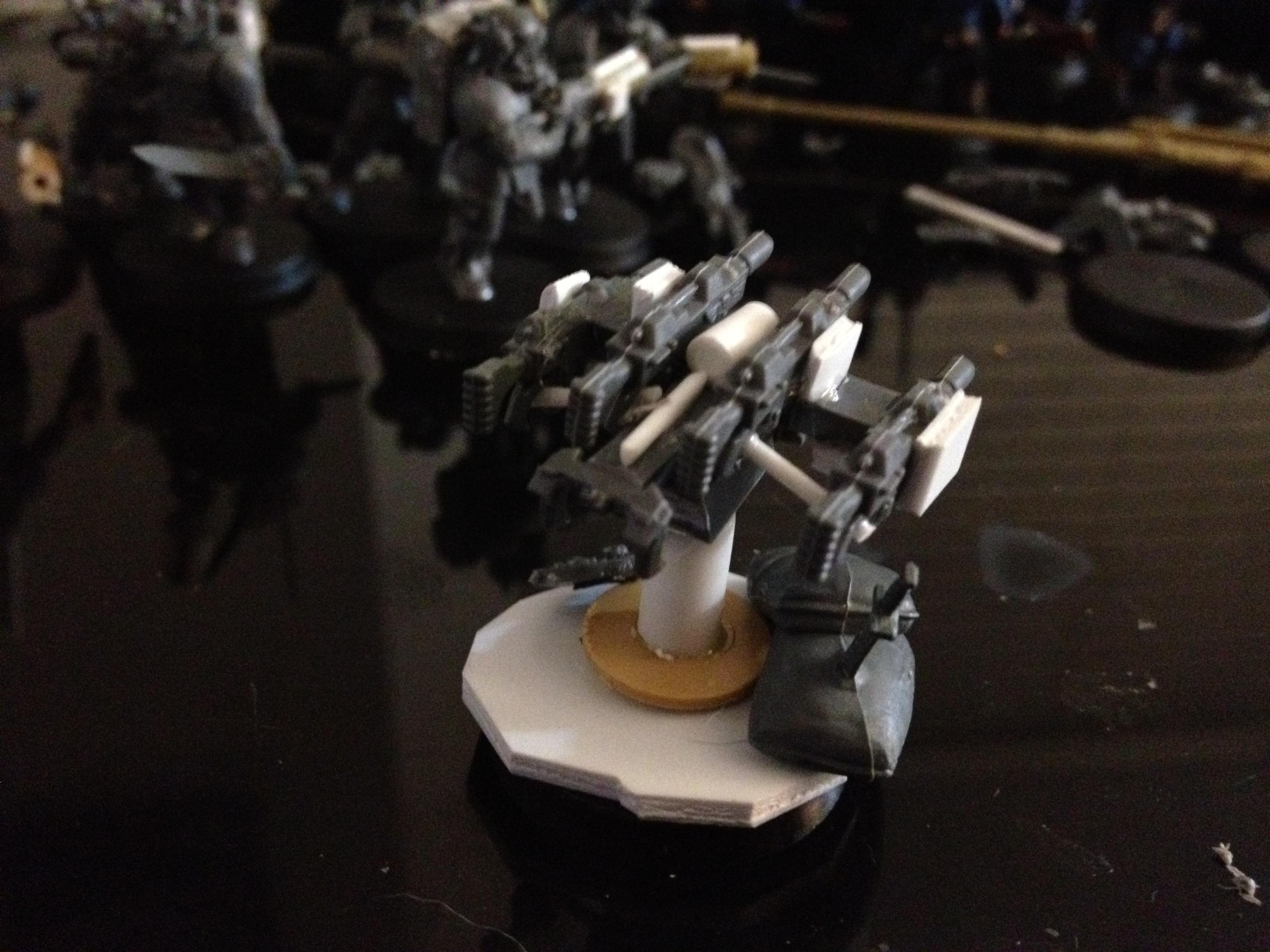 Multi Turret emplacement rear