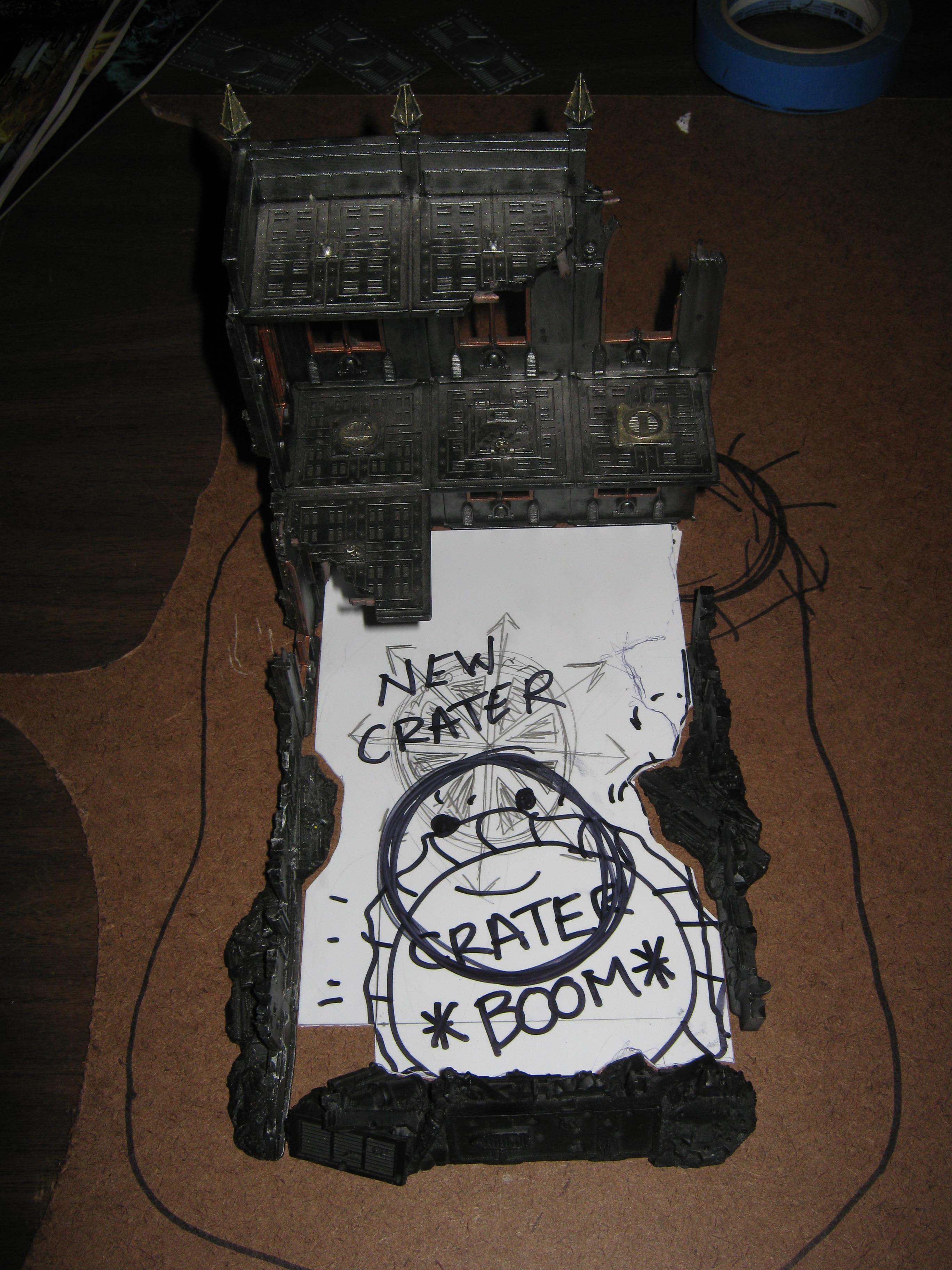 Conversion, Imperial Sector, Ruins, Terrain, Warhammer 40,000