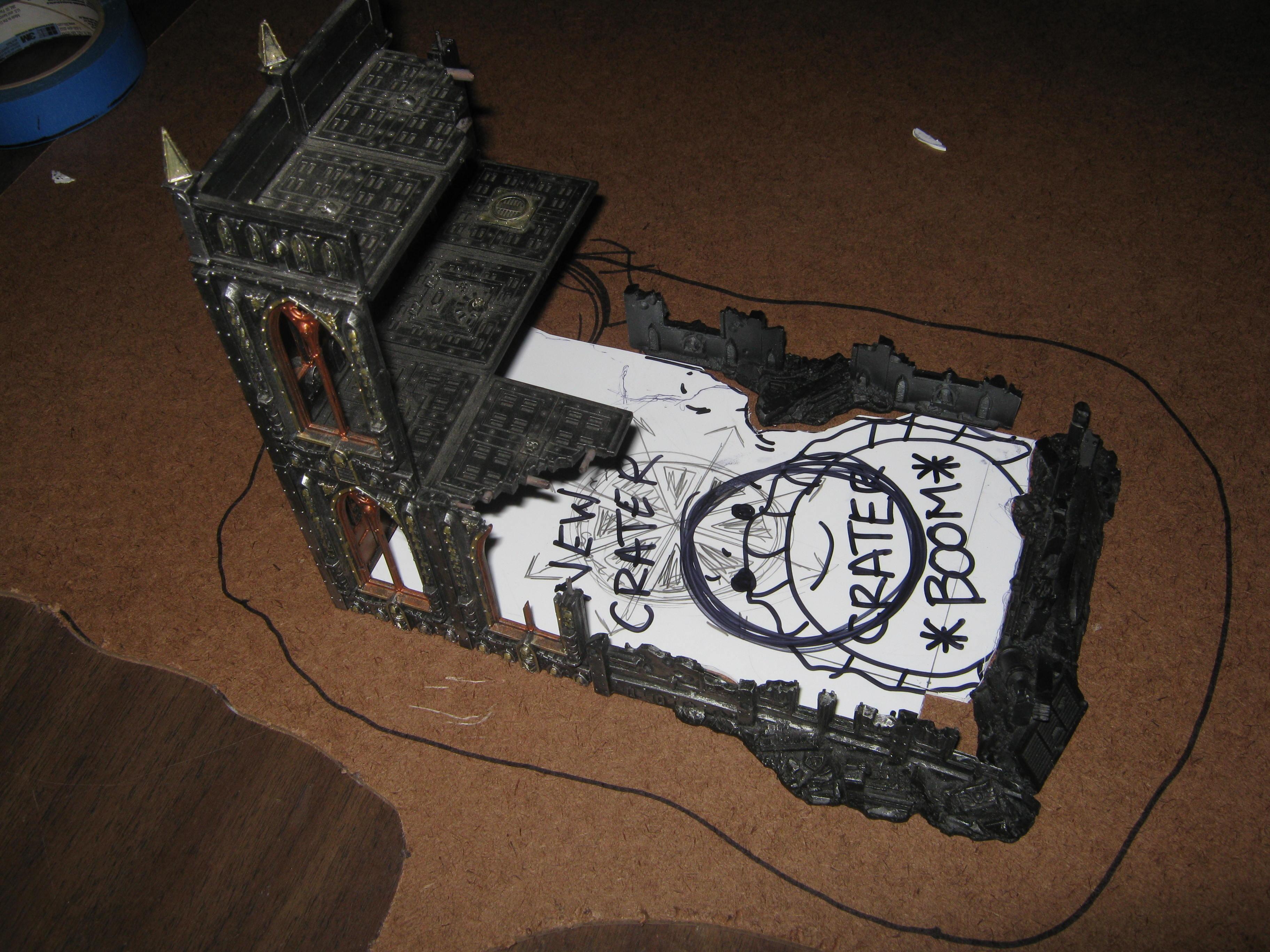 Conversion, Imperial Sector, Ruins, Terrain, Warhammer 40,000