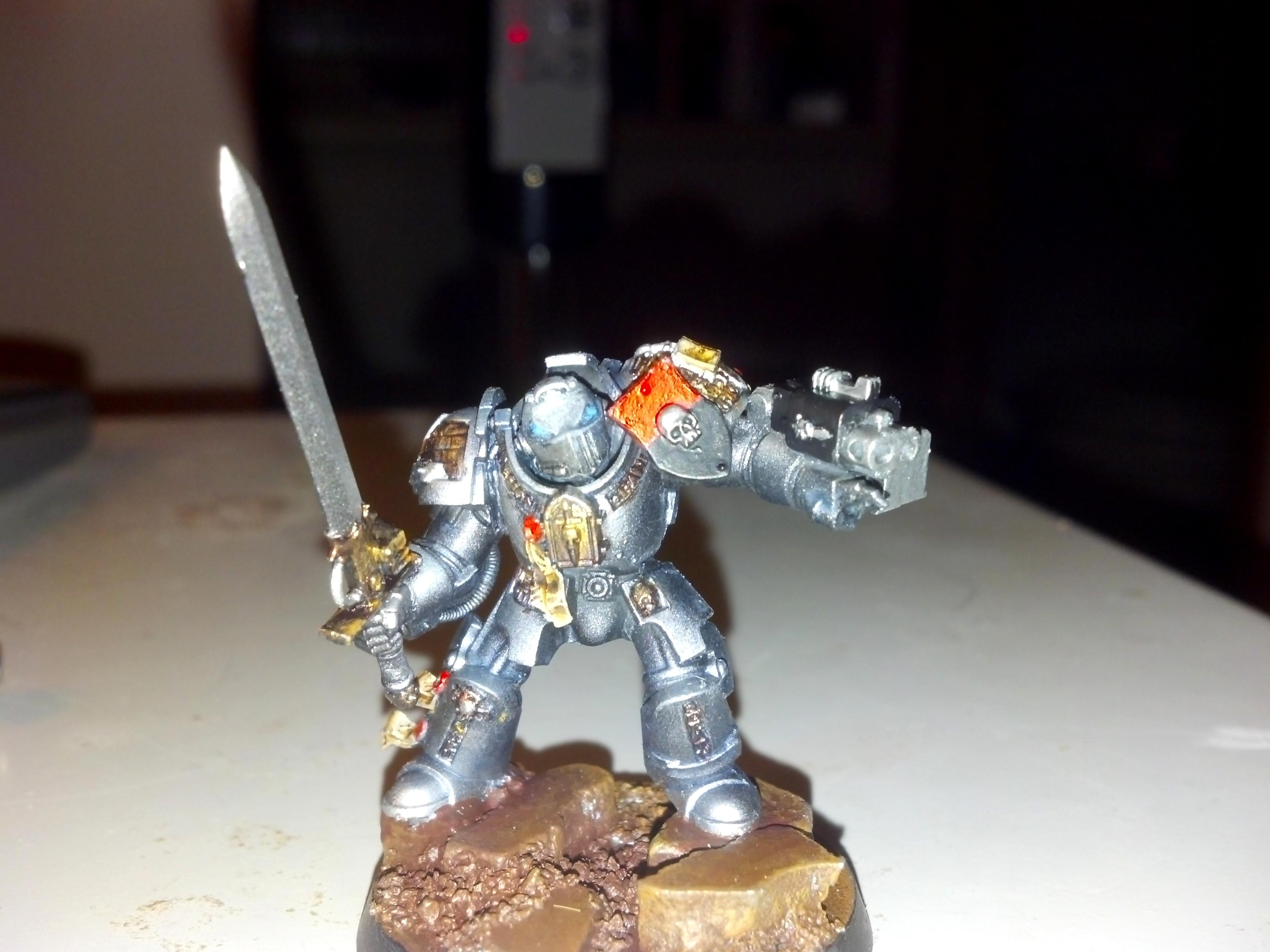 Ageis, Dread Knight, Force Weapon, Grey Knights, Librarian, Nemesis, Nemesis Force Weapon, Painting, Techniques, Terminator Armor, Test
