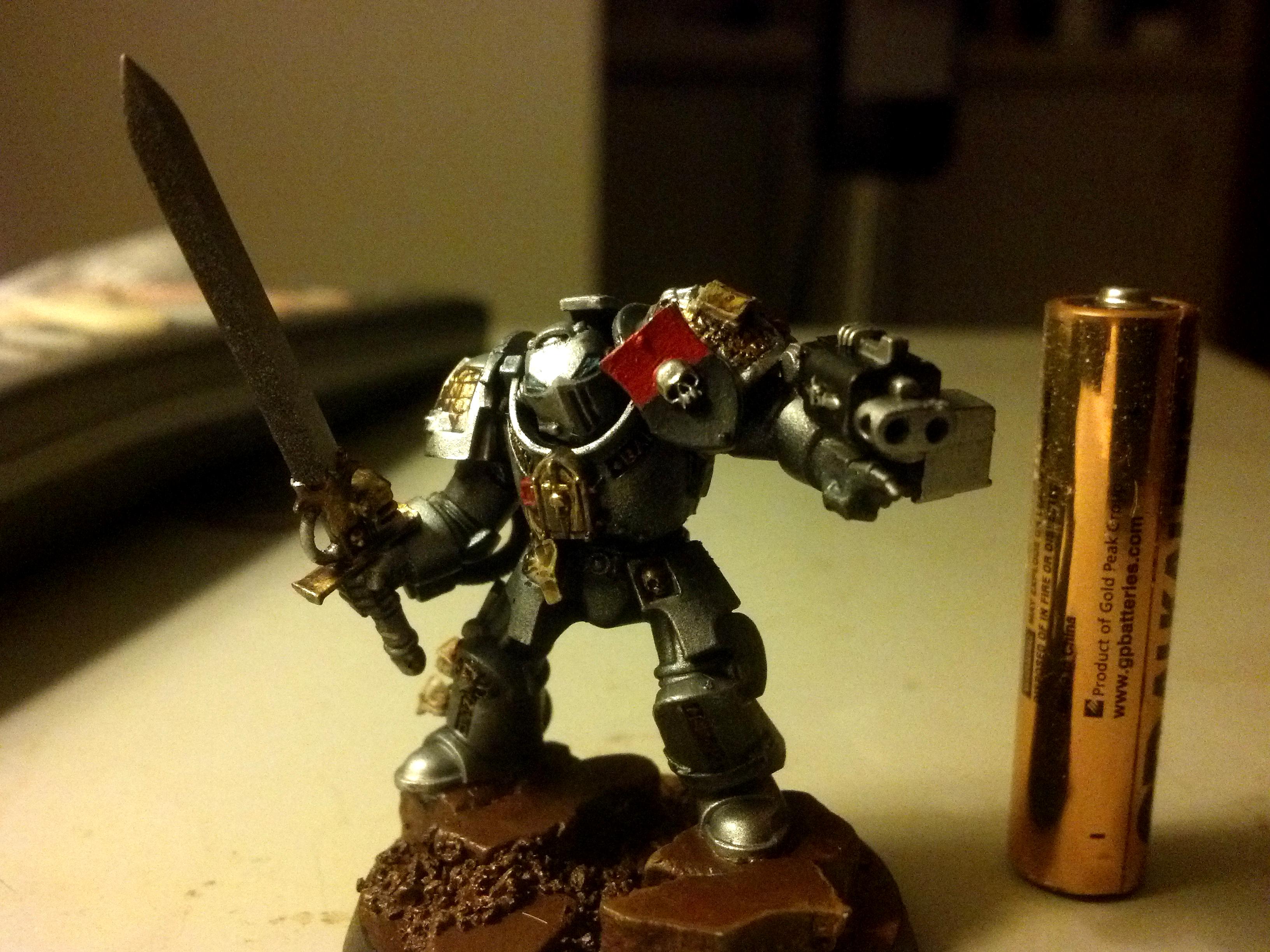 Ageis, Dread Knight, Force Weapon, Grey Knights, Librarian, Nemesis, Nemesis Force Weapon, Painting, Techniques, Terminator Armor, Test