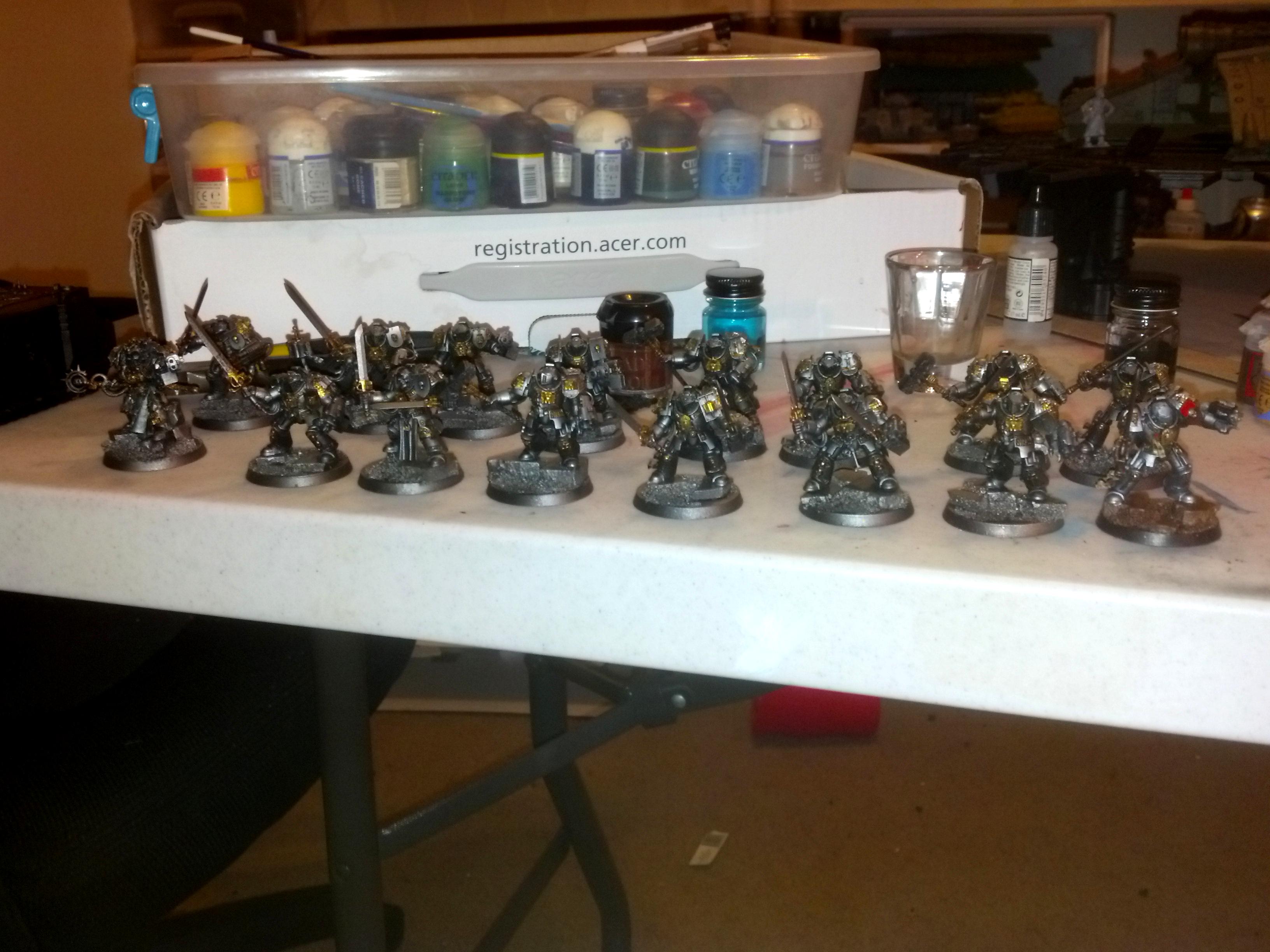 Ageis, Air, Airbrush, Brush, Dread Knight, Force Weapon, Grey Knights, Librarian, Nemesis, Nemesis Force Weapon, Object Source Lighting, Painting, Palidins, Techniques, Terminator Armor, Test