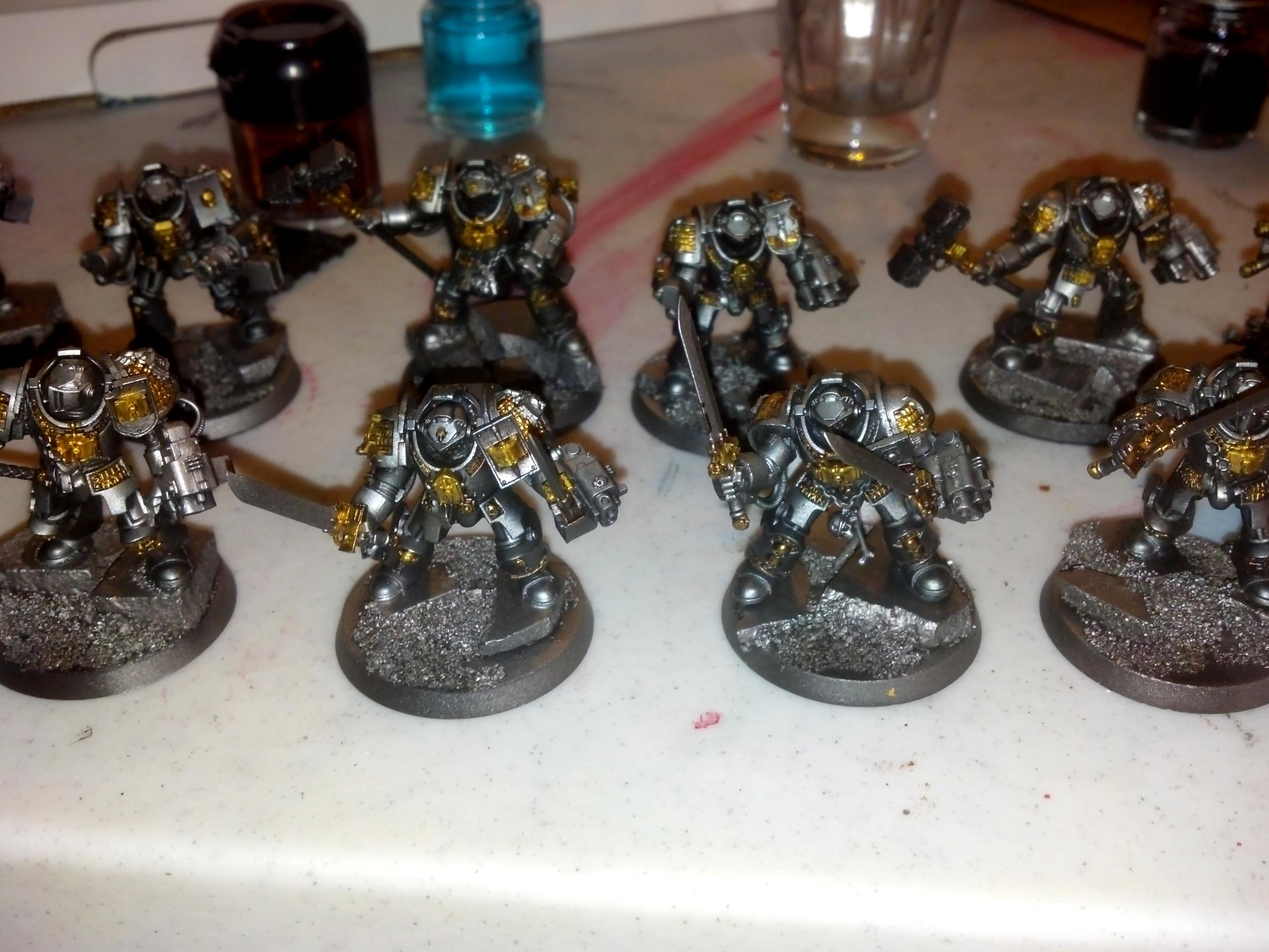 Ageis, Dread Knight, Force Weapon, Grey Knights, Librarian, Nemesis, Nemesis Force Weapon, Painting, Techniques, Terminator Armor, Test