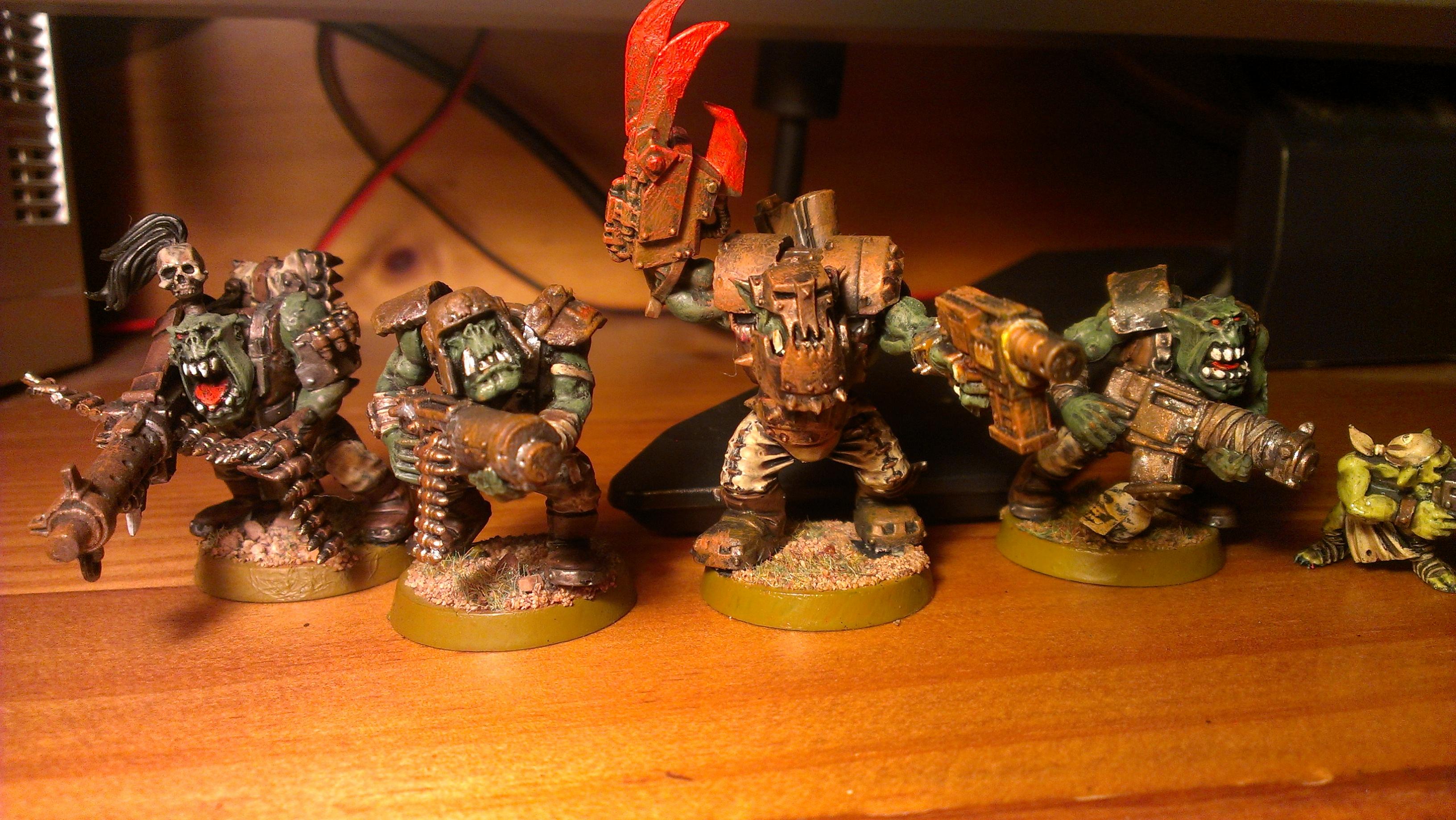 Mob, Ork Boyz, Orks, Rust, Rusty, Shoota Boyz, Warhammer 40,000
