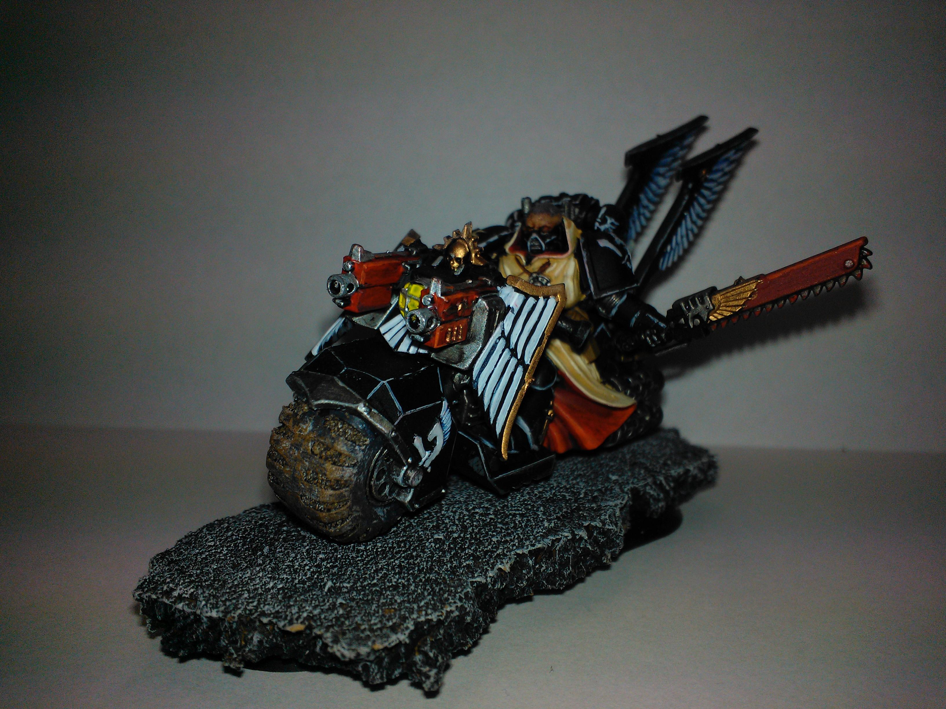 Bike, Dark Angels, Raven Wing, Space Marines, Warhammer 40,000