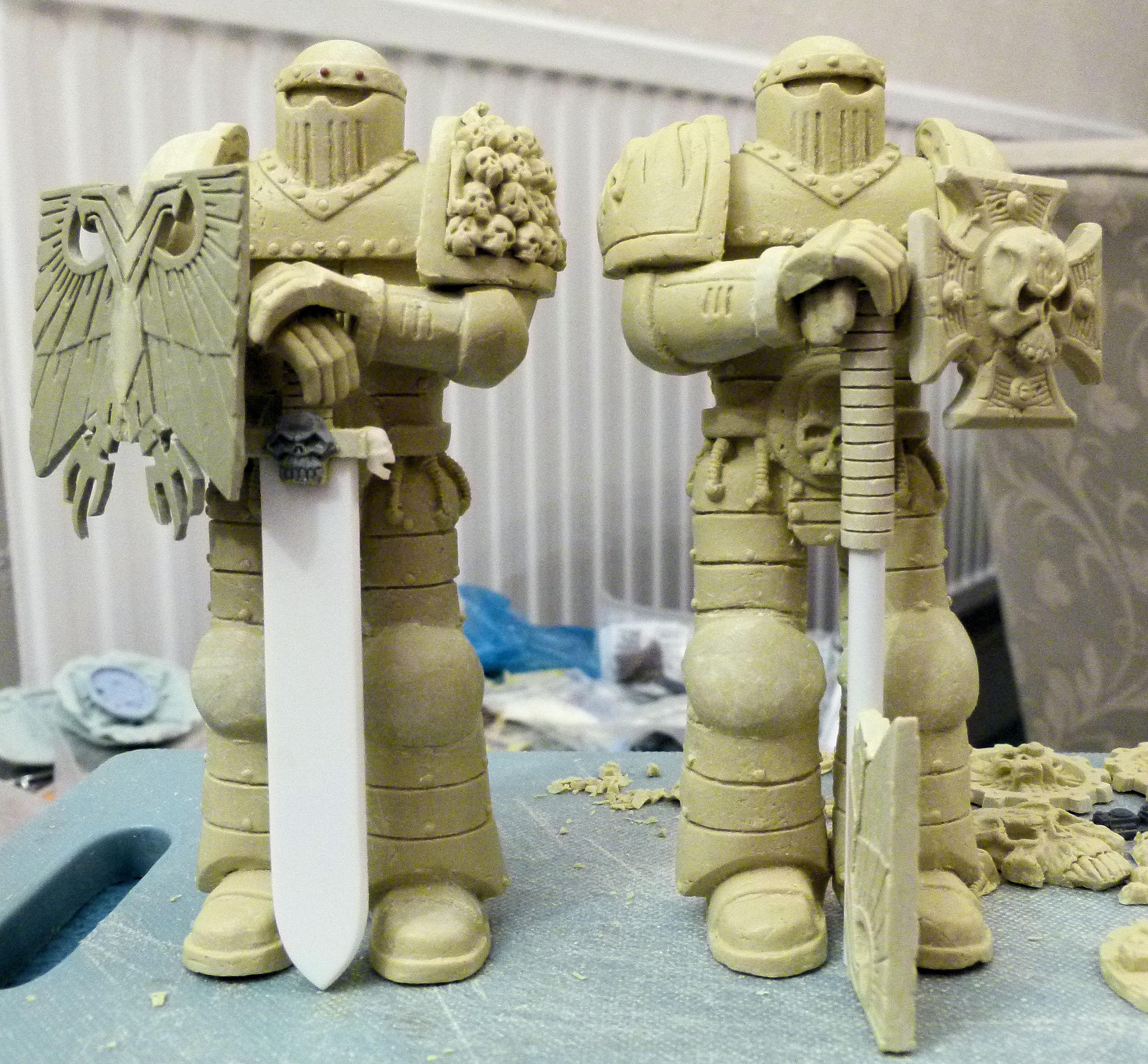 15cm Mk2 Space Marine Sculpts