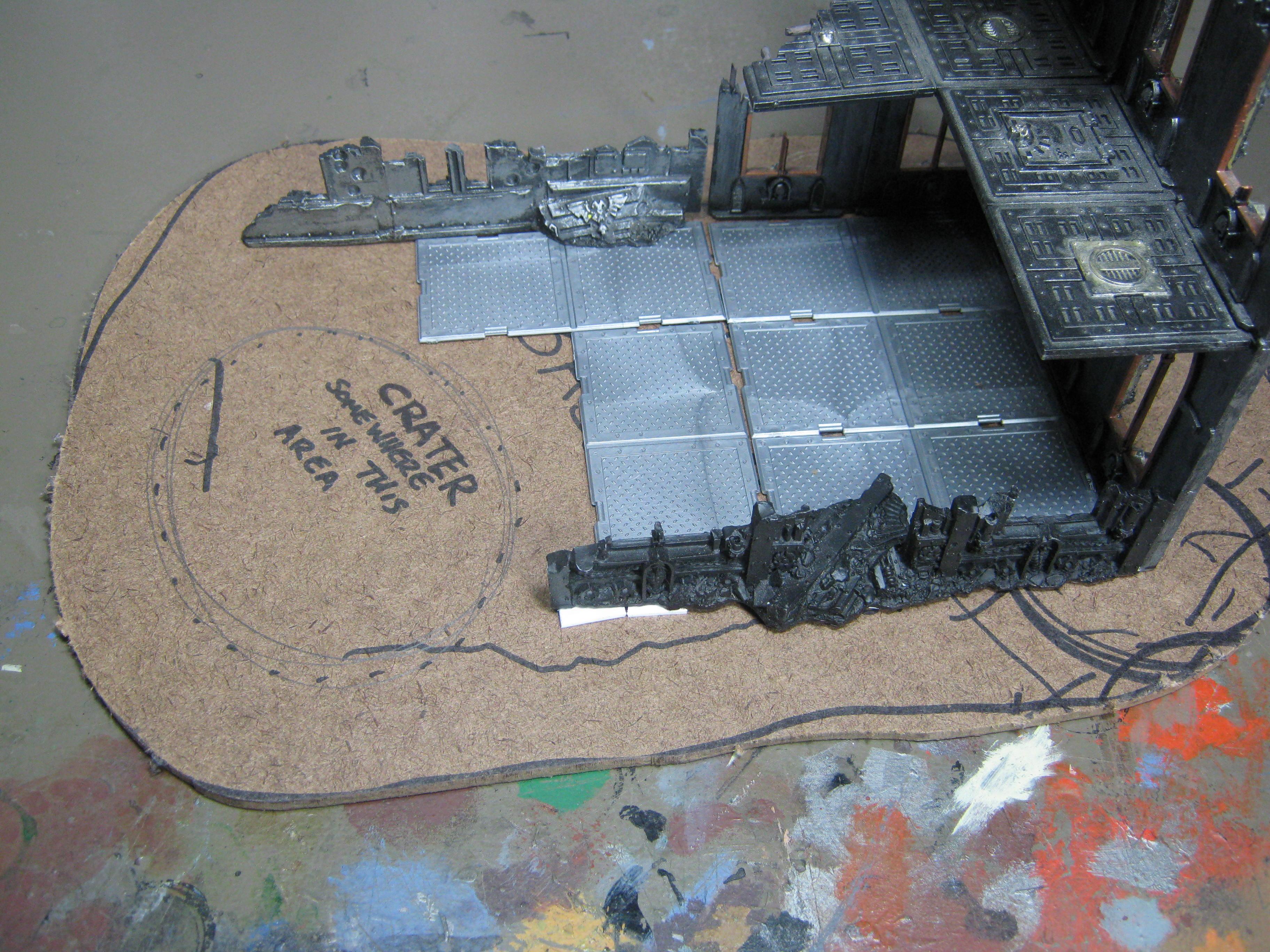 Conversion, Imperial Sector, Ruins, Terrain, Warhammer 40,000