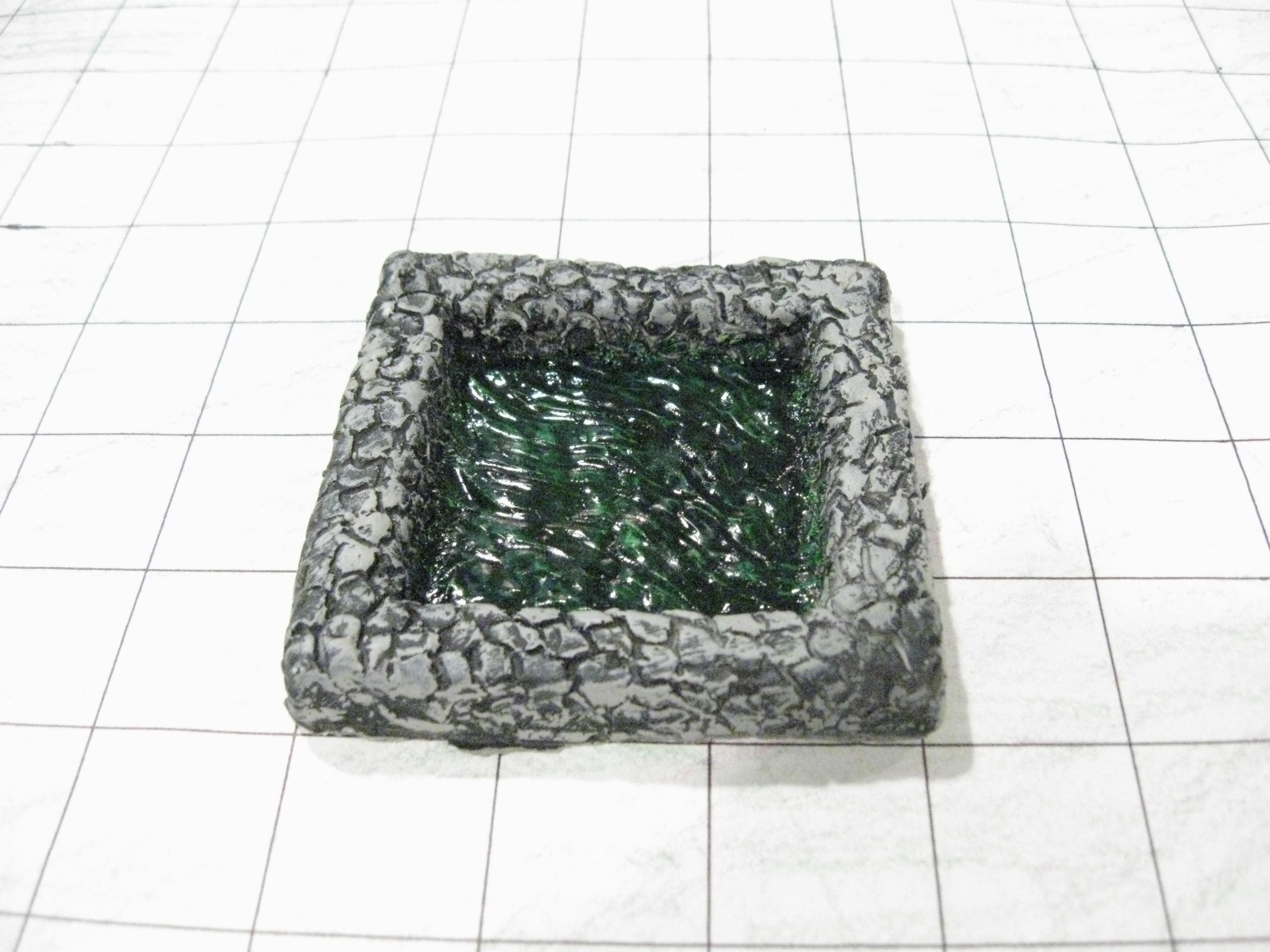 3" Square Pool