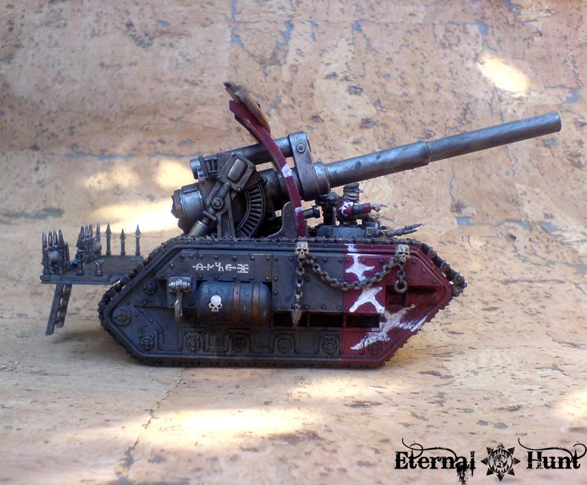 Basilisk, Chaos, Conversion, Marauders, Renegade Militia, Tank, Traitor Guard, Traitor Ig, Warhammer 40,000, Work In Progress
