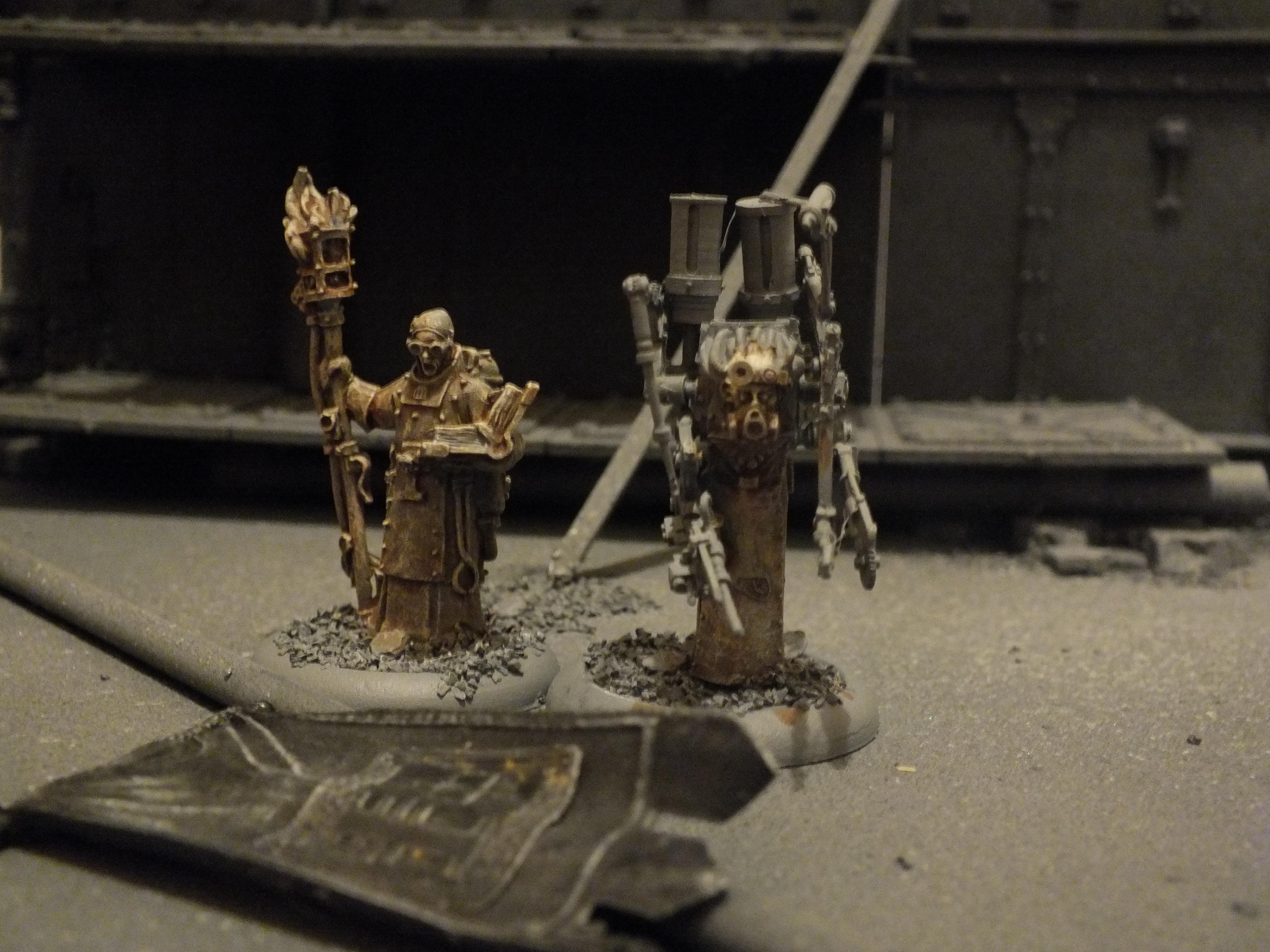 Inquistor, Retinue, Servitor and Acolyte WIPs