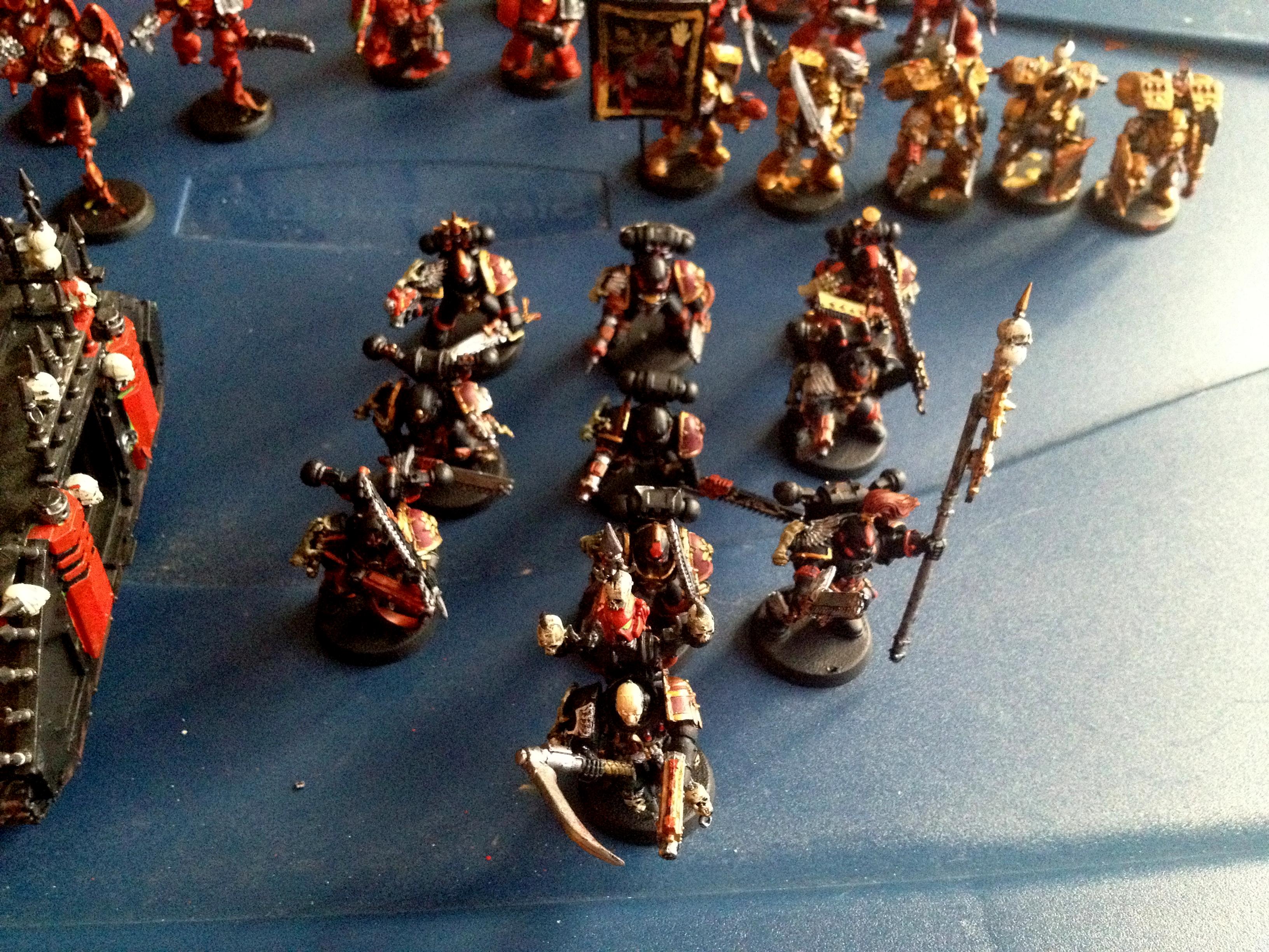 Blood Angels, Chaos, Daeth Company, Renegade, Rhino, Space Marines