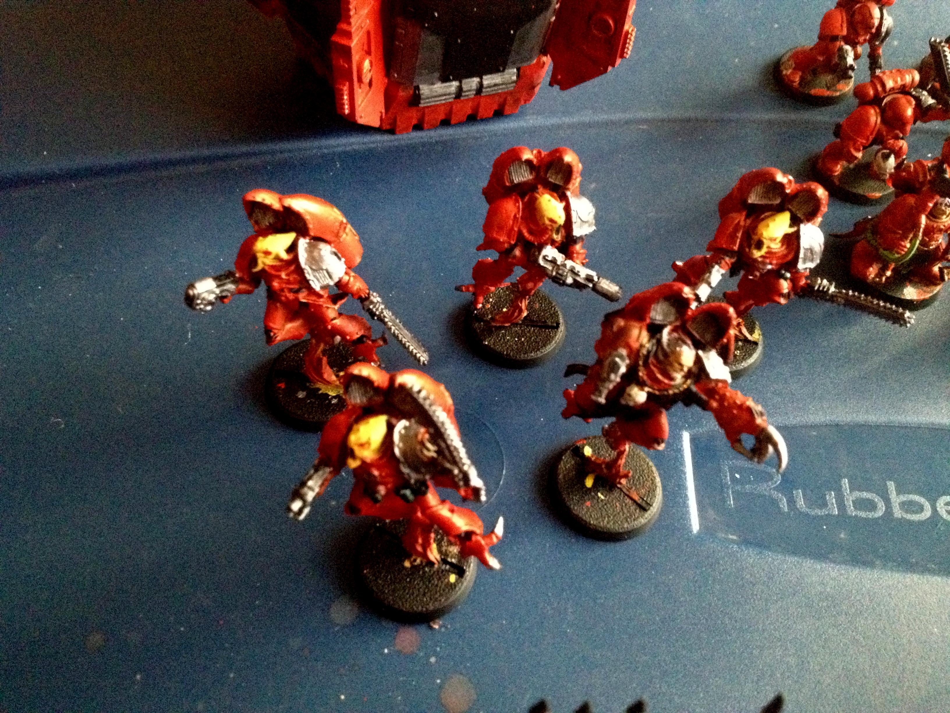 Blood Angels, Chaos, Daeth Company, Renegade, Rhino, Space Marines