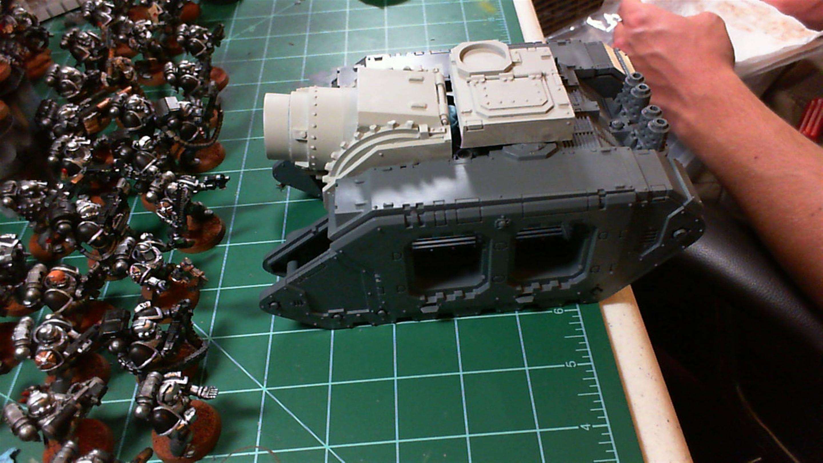 Ares, Big Momma, Cannon, Land Raider, Land Raider Ares, Lr Ares, Space Marines, Tank