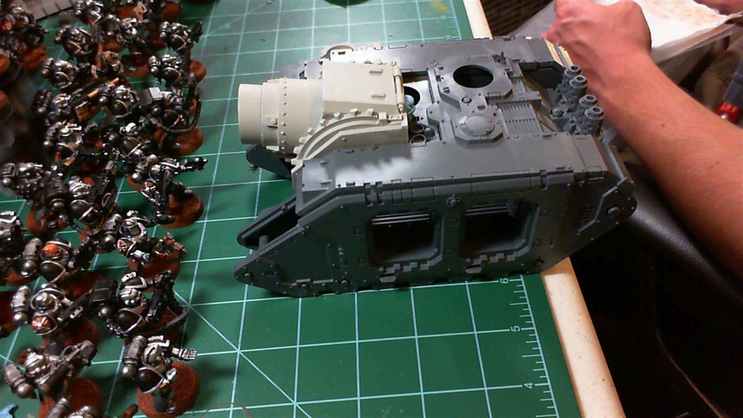 Ares, Big Momma, Cannon, Land Raider, Land Raider Ares, Lr Ares, Space Marines, Tank