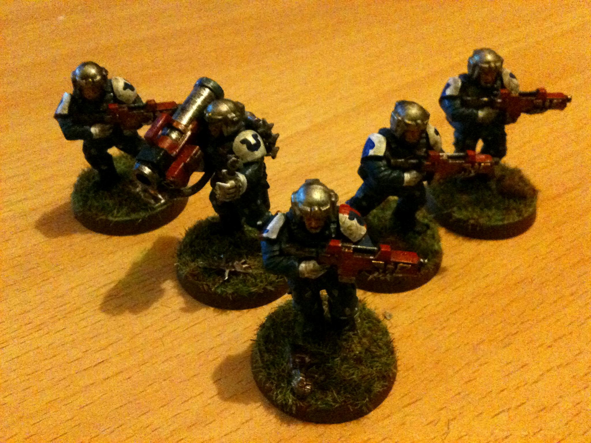 imp guards painted as scouts