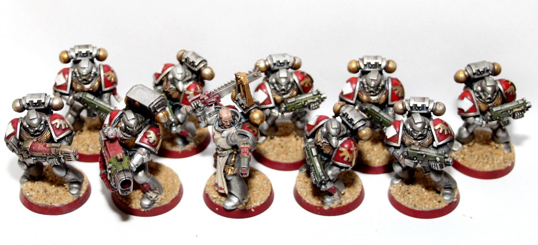 Angels Infernus, Space Marines, Squad, Tactical, Warhammer 40,000