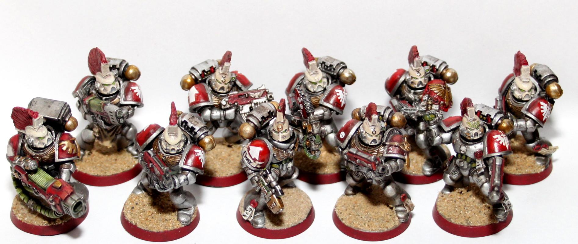 Angels Infernus, Space Marines, Squad, Tactical, Warhammer 40,000