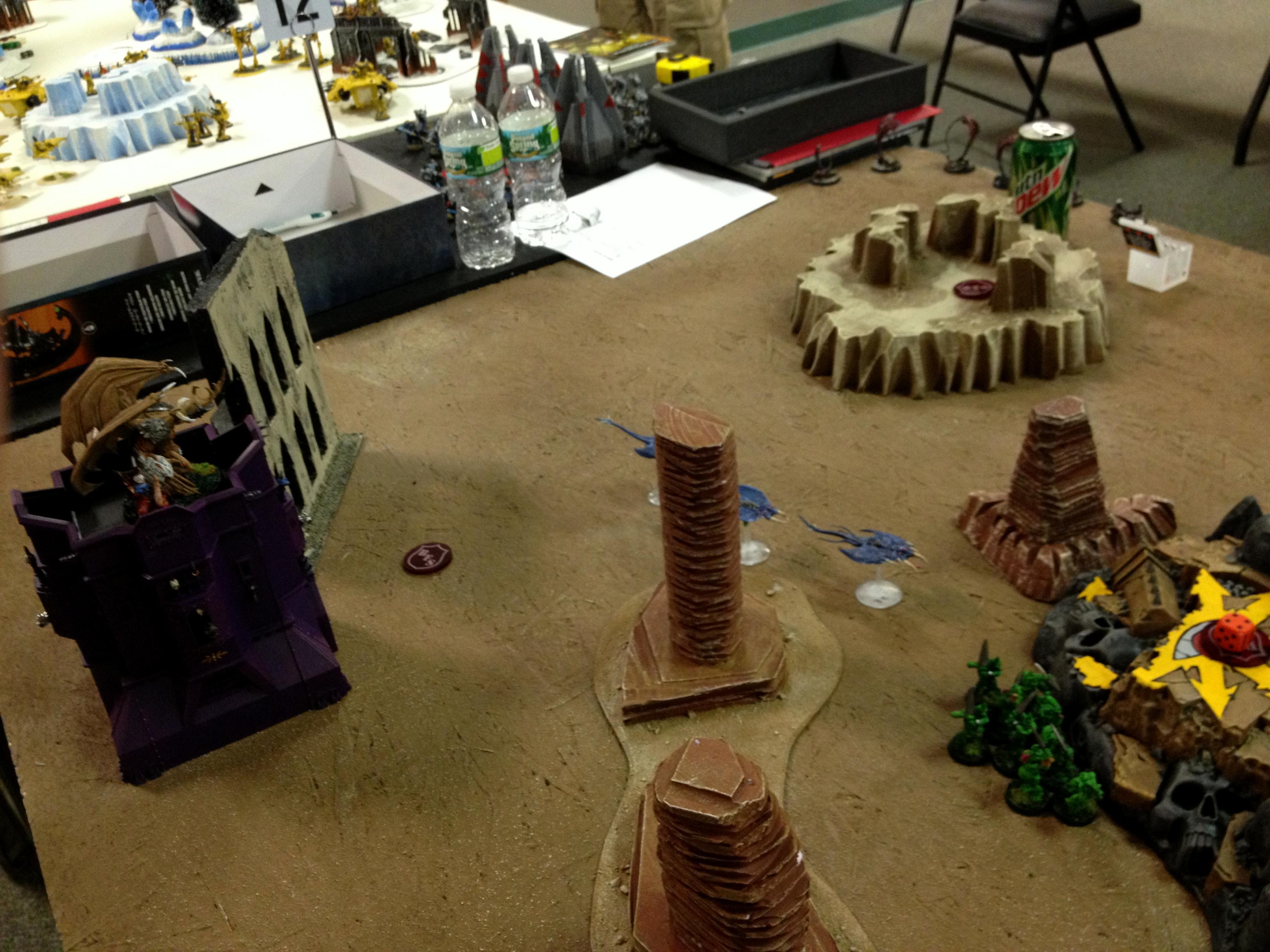 Battle Pic, Necron vs Daemon