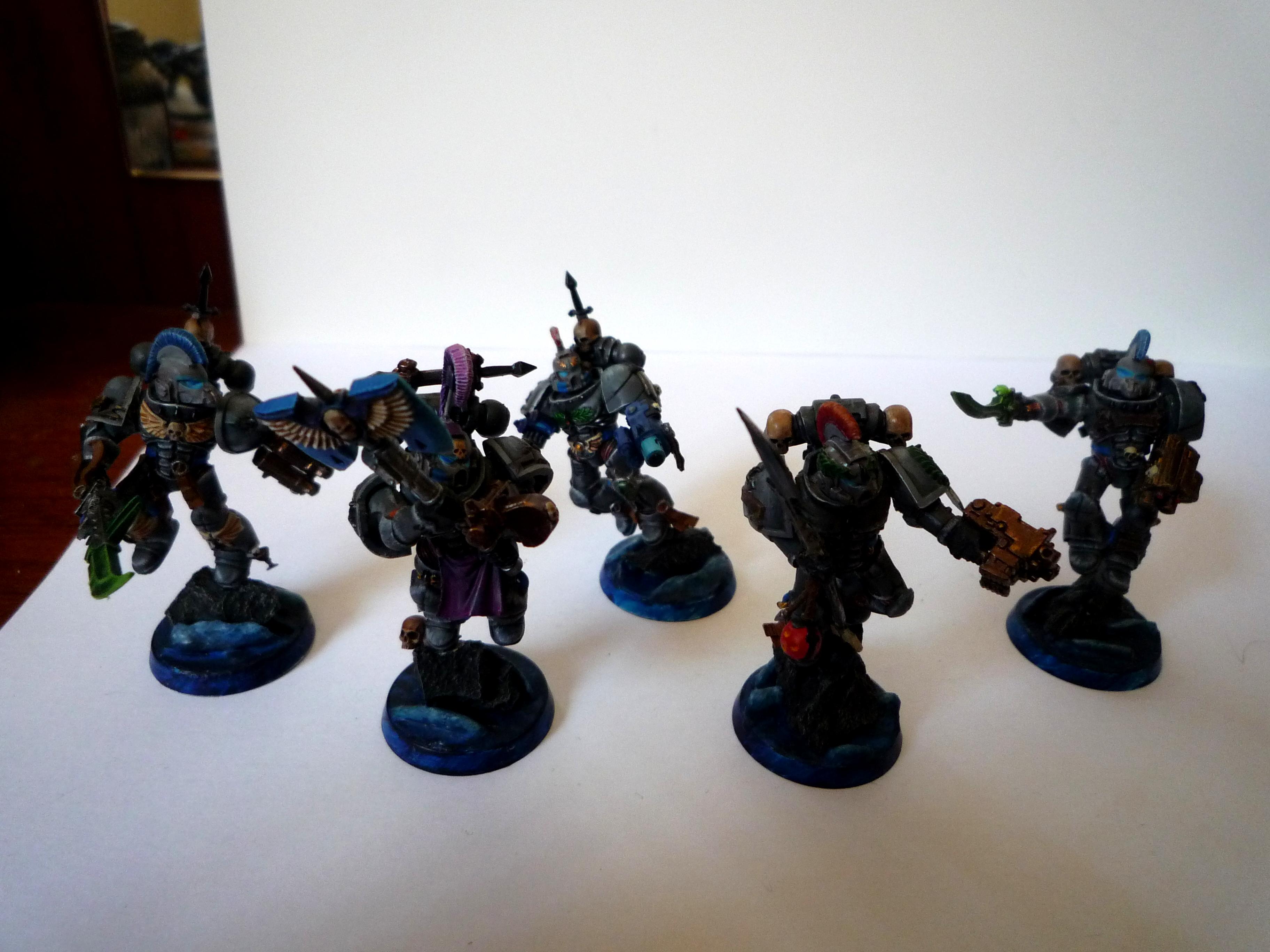 5 Converted Blood Angel Models