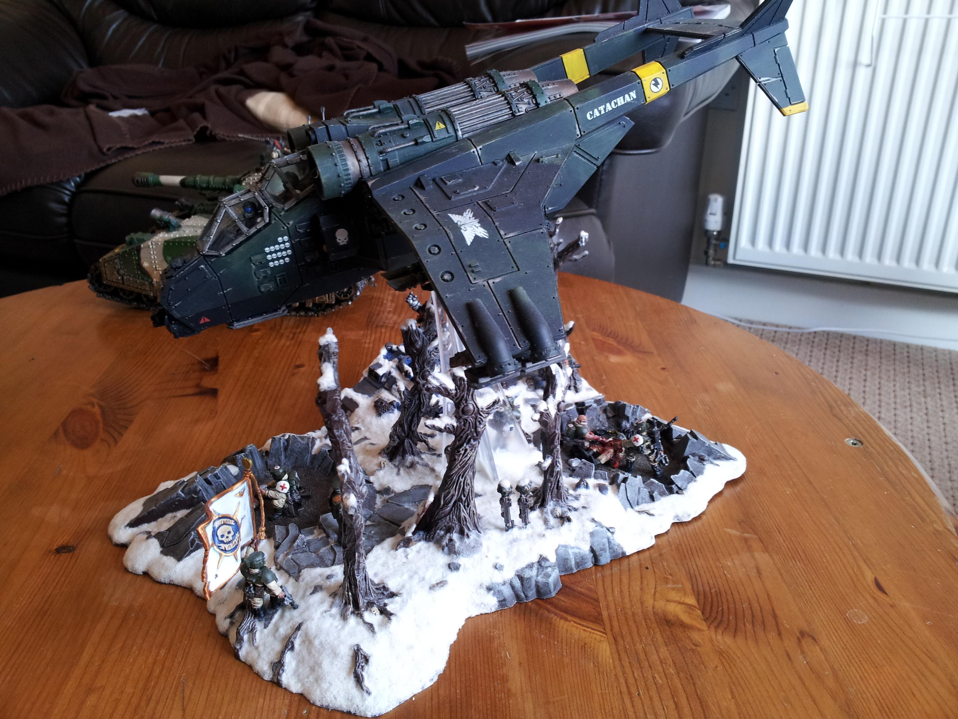 Commissar, Conversion, Imperial Guard, Medics, Scenic, Valkyrie, Vendetta, Warhammer 40,000