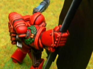 2nd Company Blood Angels Honour Guard, Blood Angels, Blood Angels Standard Bearer, Sanguinus's Successor
