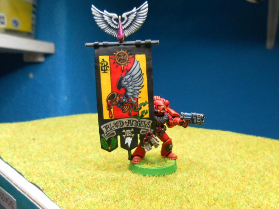 2nd Company Blood Angels Honour Guard, Blood Angels, Blood Angels Standard Bearer, Sanguinus's Successor