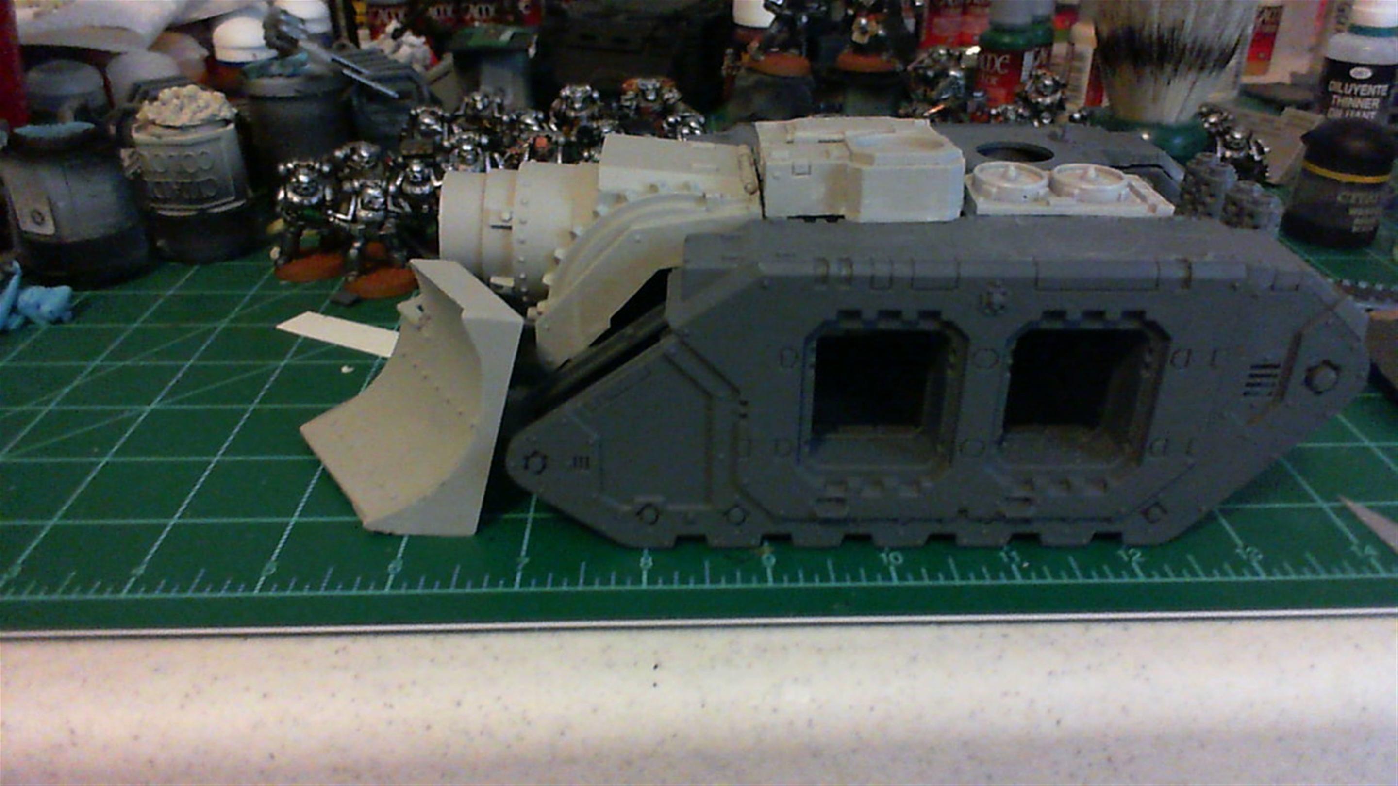 Ares, Big Momma, Cannon, Land Raider, Land Raider Ares, Lr Ares, Space Marines, Tank