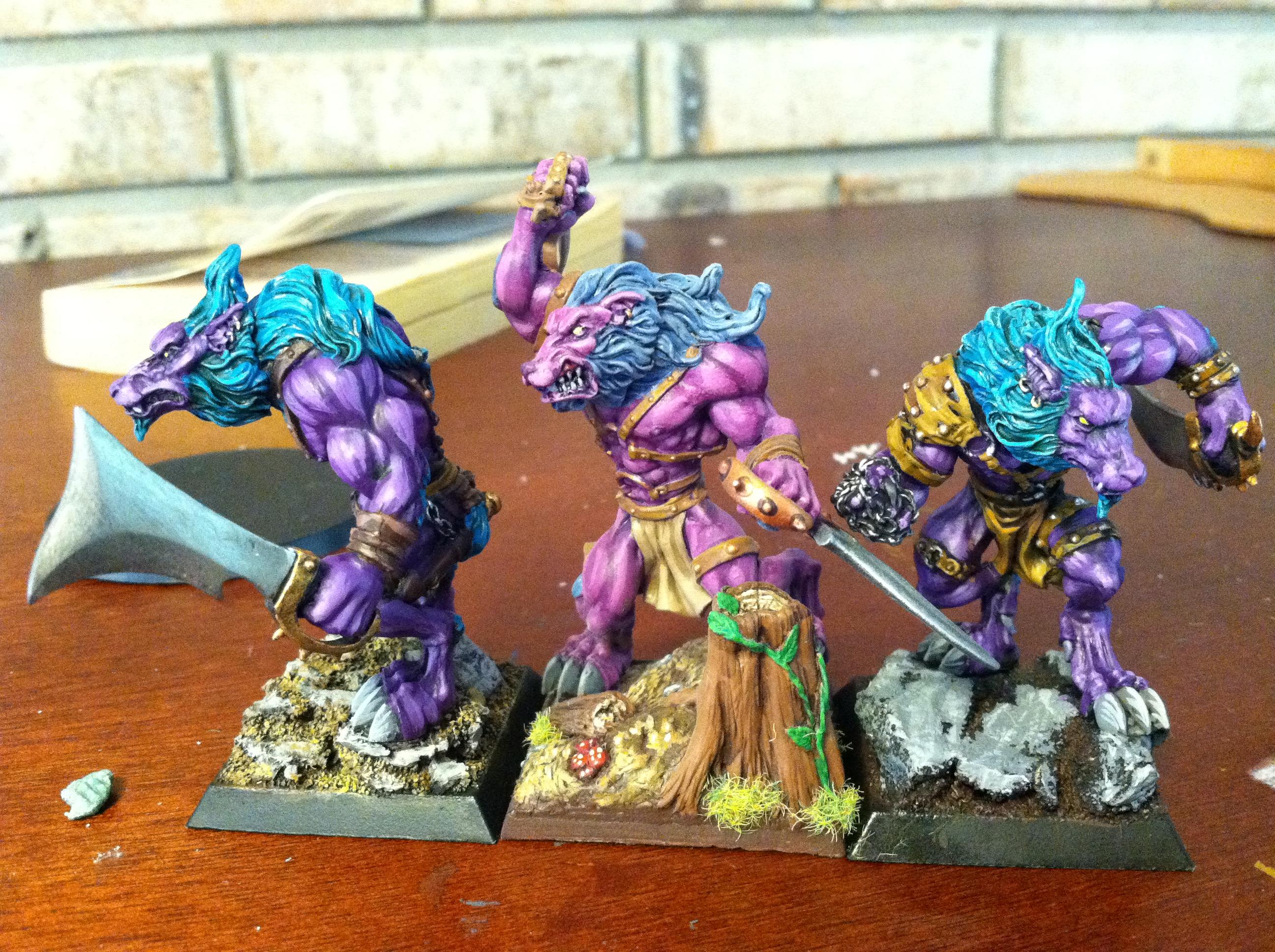 Minotaur, Wolfen, wolfen - minotaur stand ins
