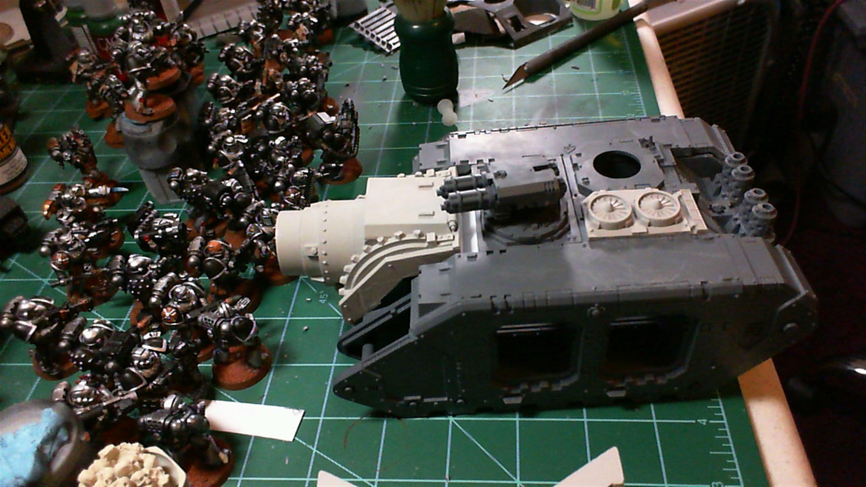 Ares, Big Momma, Cannon, Land Raider, Land Raider Ares, Lr Ares, Space Marines, Tank