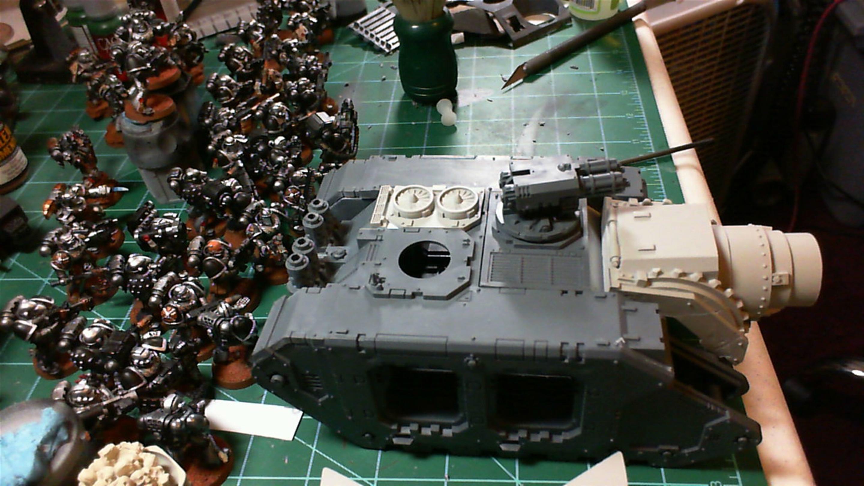 Ares, Big Momma, Cannon, Land Raider, Land Raider Ares, Lr Ares, Space Marines, Tank