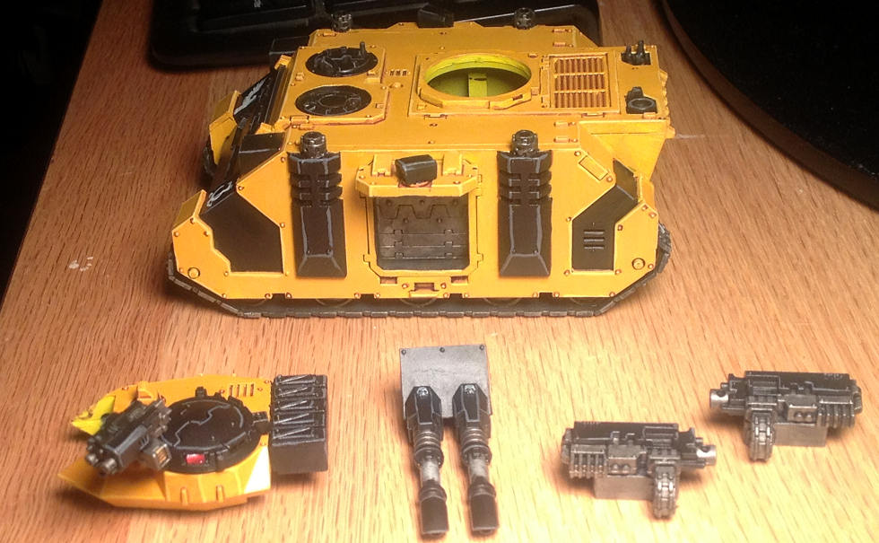 Tank Imperial Fists, Tank 1 parts