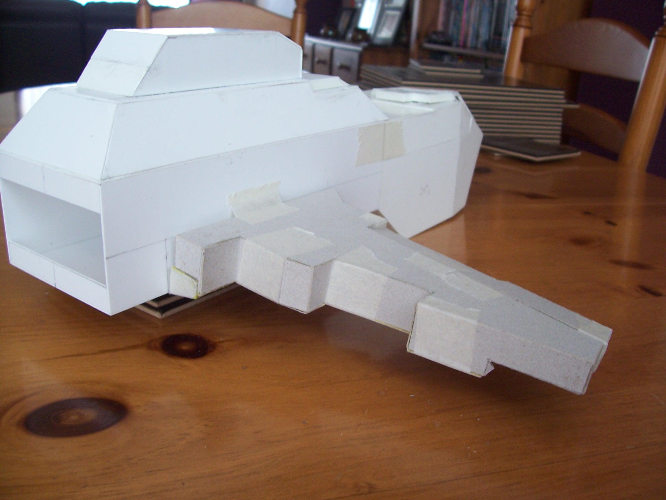 Plasticard, Scratch Build, Thunderhawk, Work In Progress