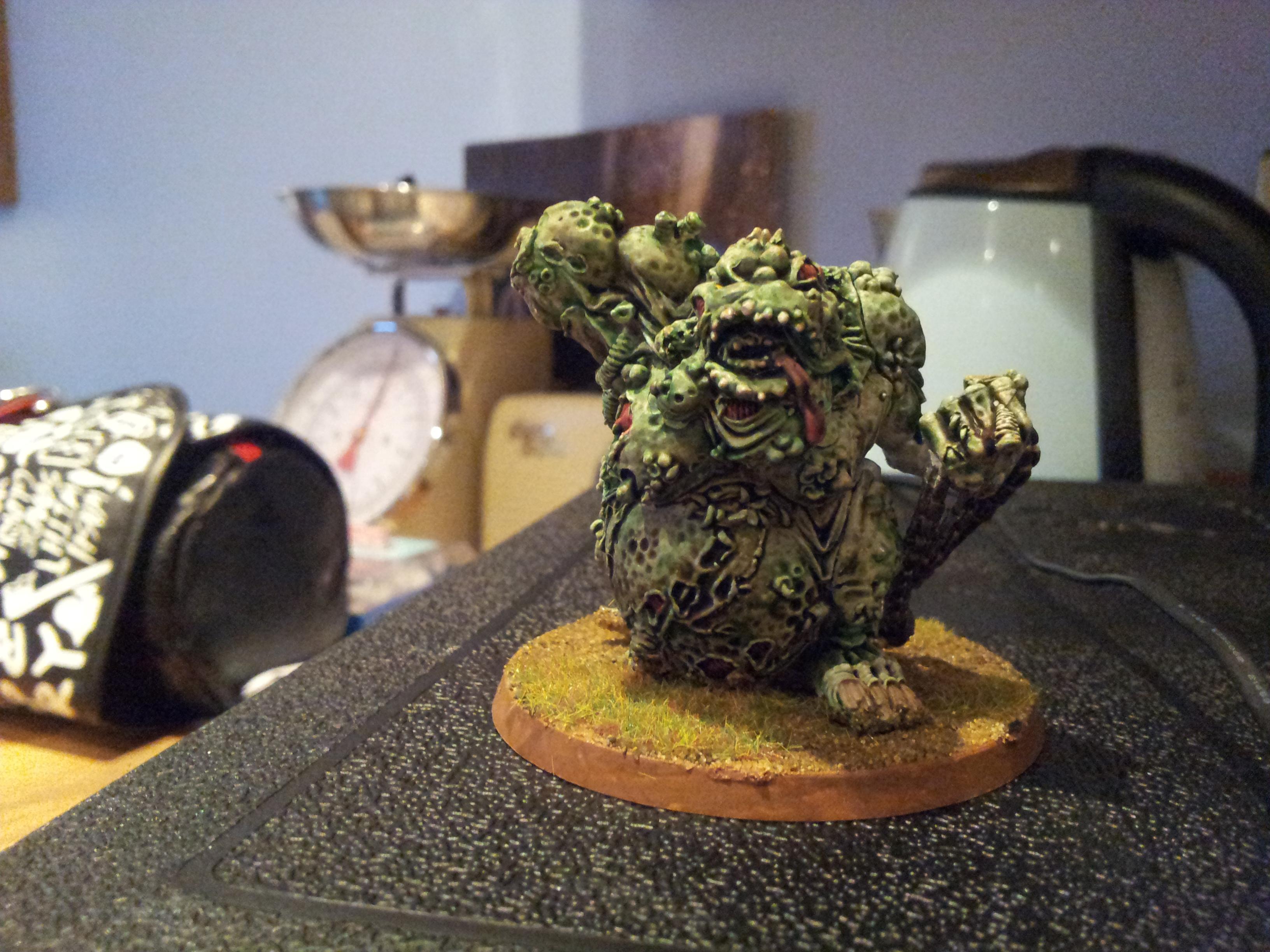 HE smells but dont worry, hes 'armless (i left the arm off as hes teh metal one and it always comes off in the box