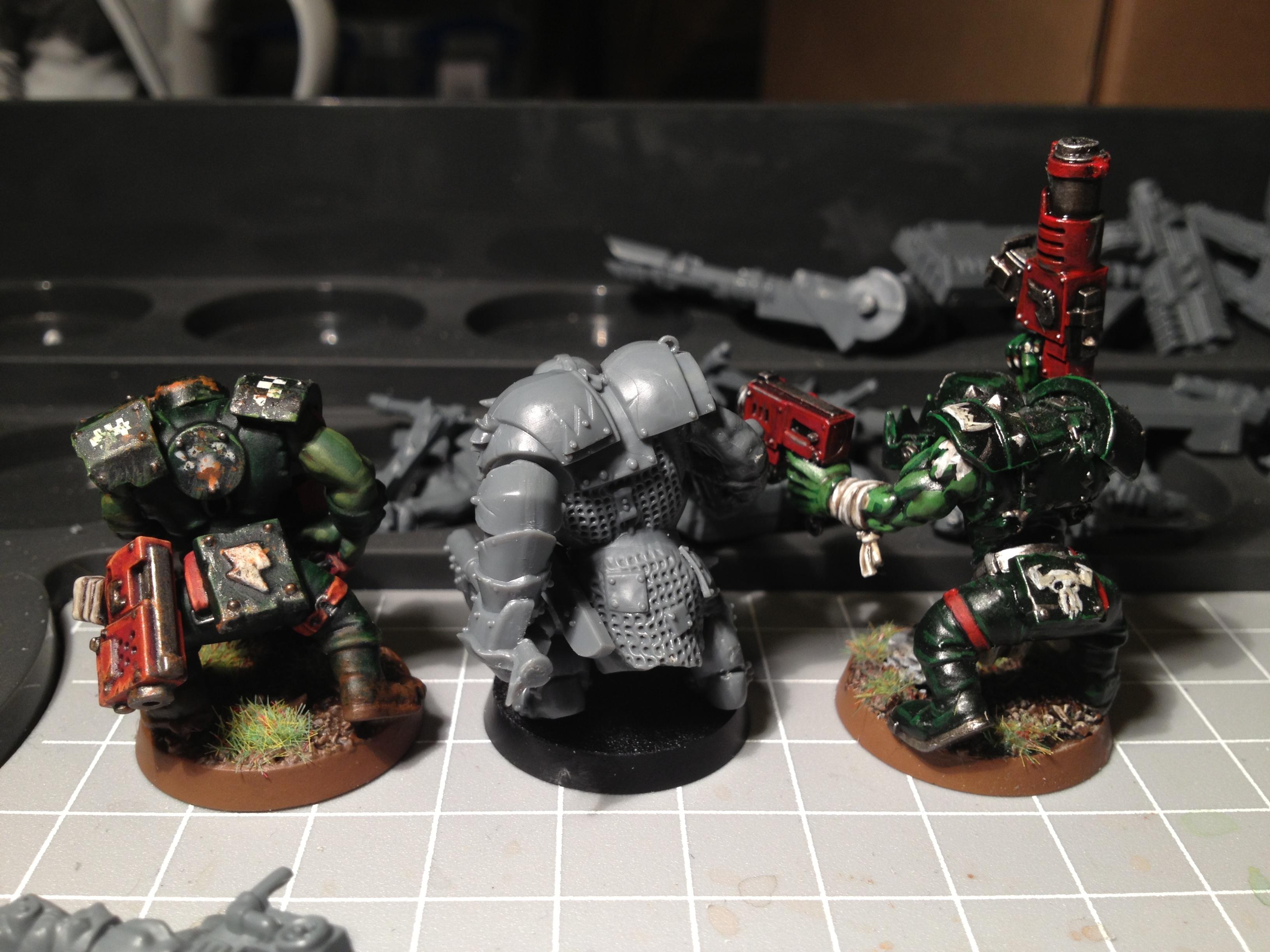 'ard Boy, Da Dark Angelz, Orks, Warhammer 40,000, Work In Progress