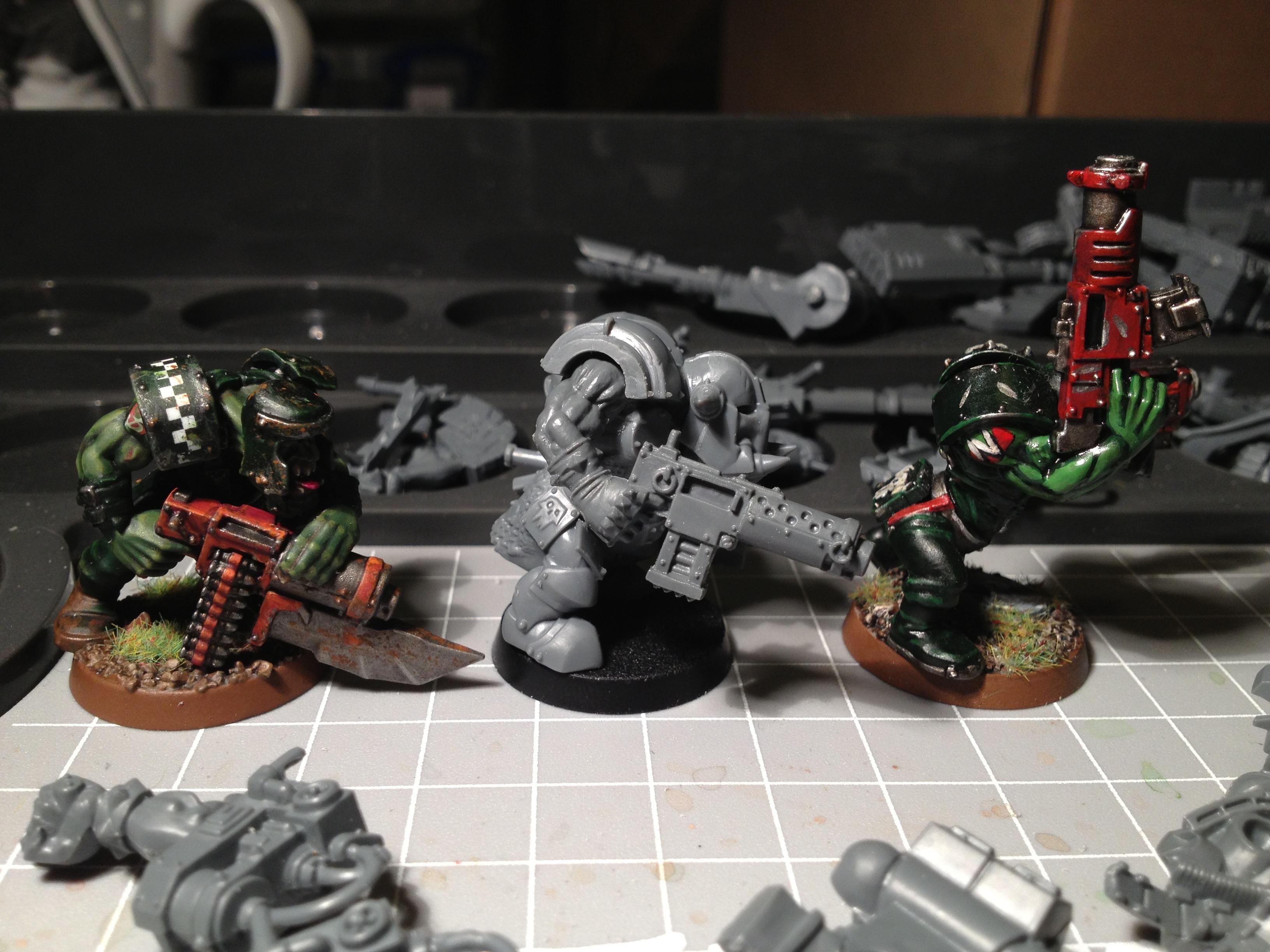 'ard Boy, Da Dark Angelz, Orks, Warhammer 40,000, Work In Progress