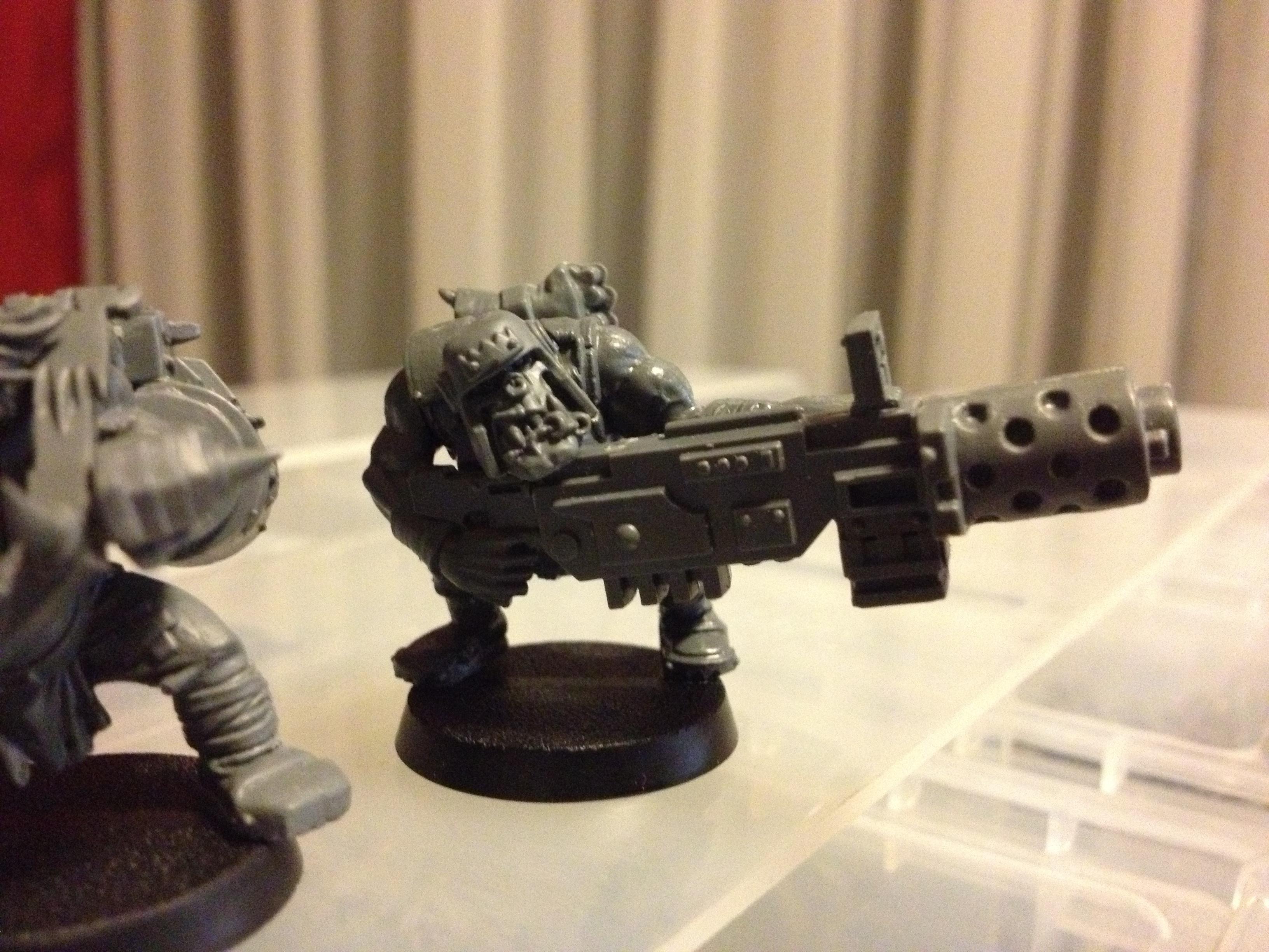 Da Dark Angelz, Lootas, Orks, Warhammer 40,000, Work In Progress