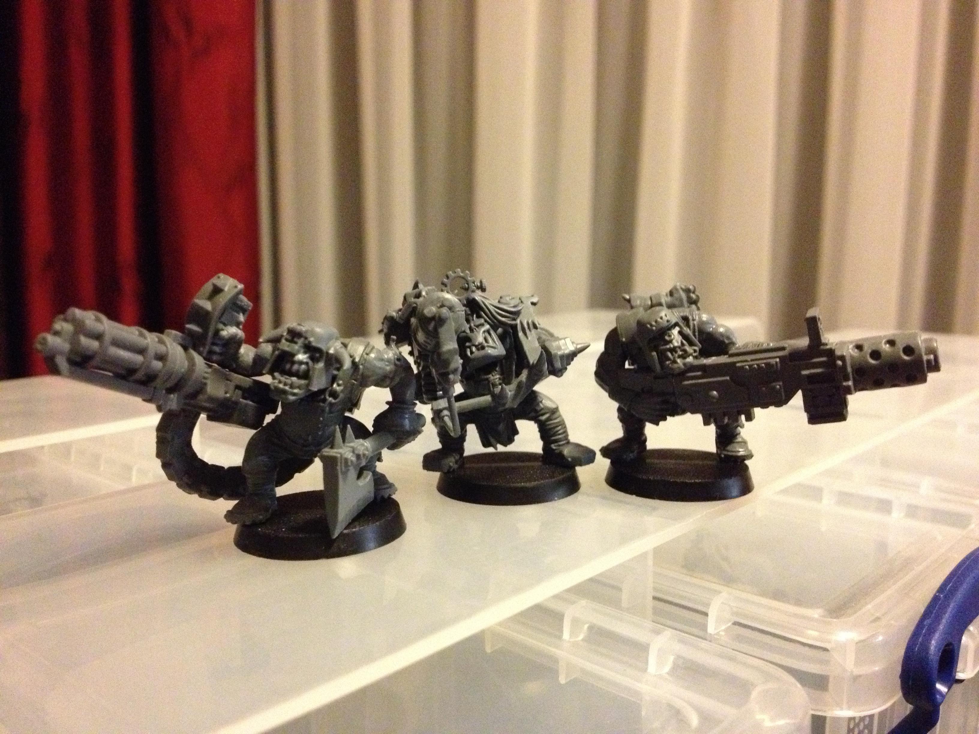 Da Dark Angelz, Lootas, Orks, Warhammer 40,000, Work In Progress