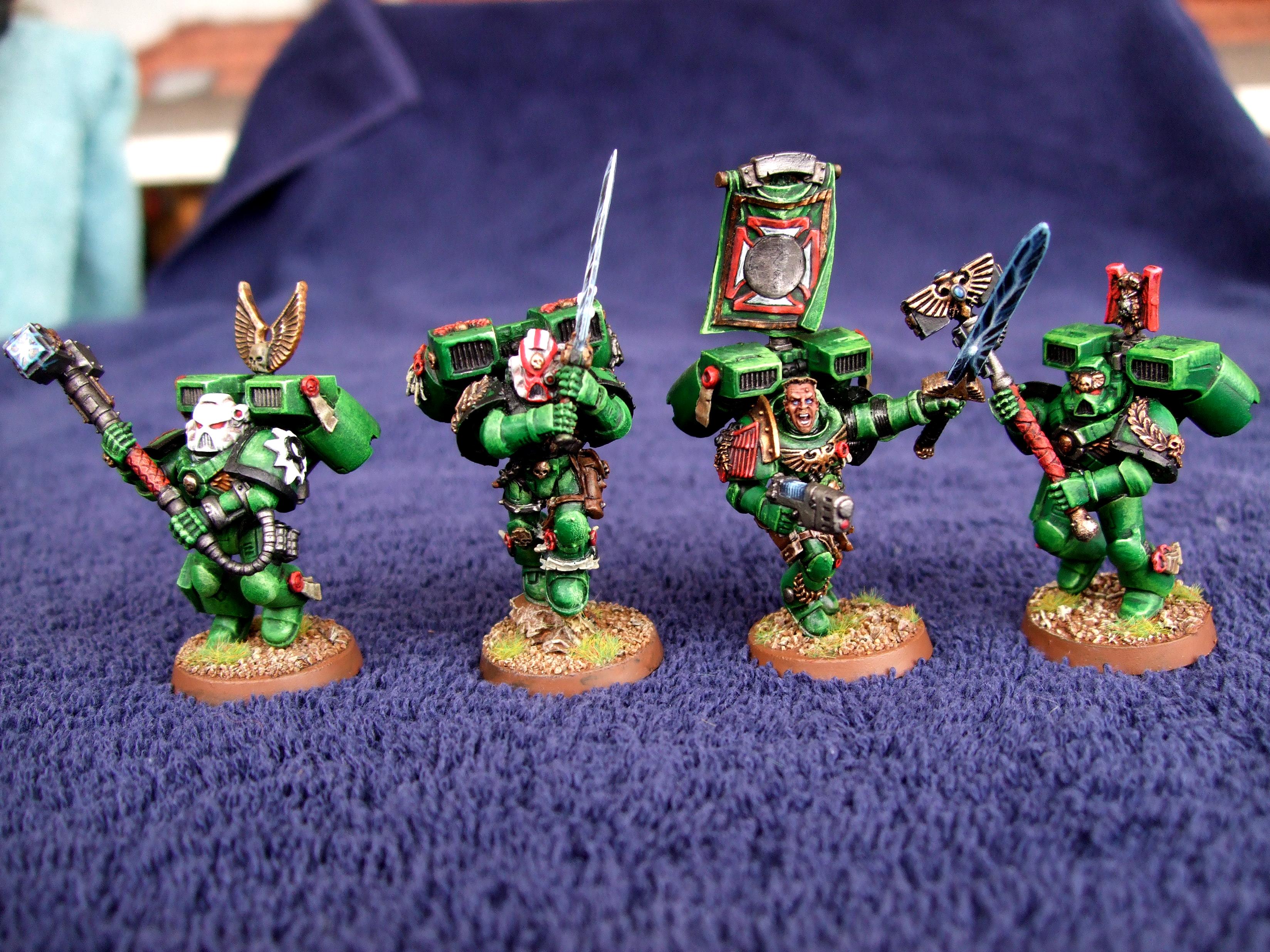 Assault Marines, Aurora Chapter, Relic Blade, Space Marines, Thunder Hammer, Vanguard Veteran