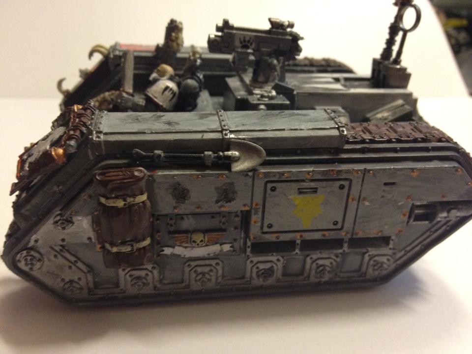 Characters, Chimera, Long Fang, Objective Marker, Space Marines, Space Wolves, Vehicle