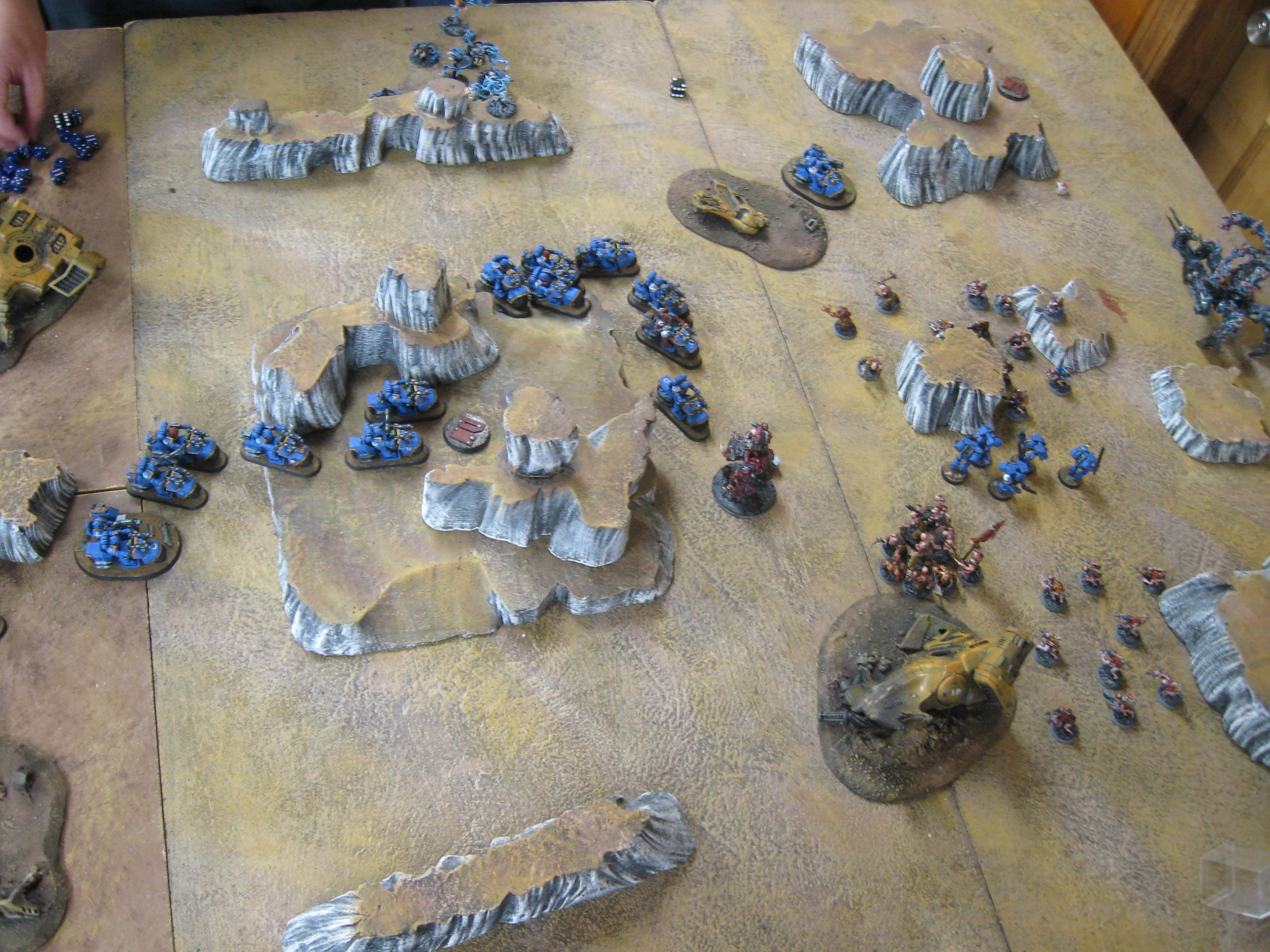 Battle Report, Daemons, Harrowed, Tournament, Ultramarines