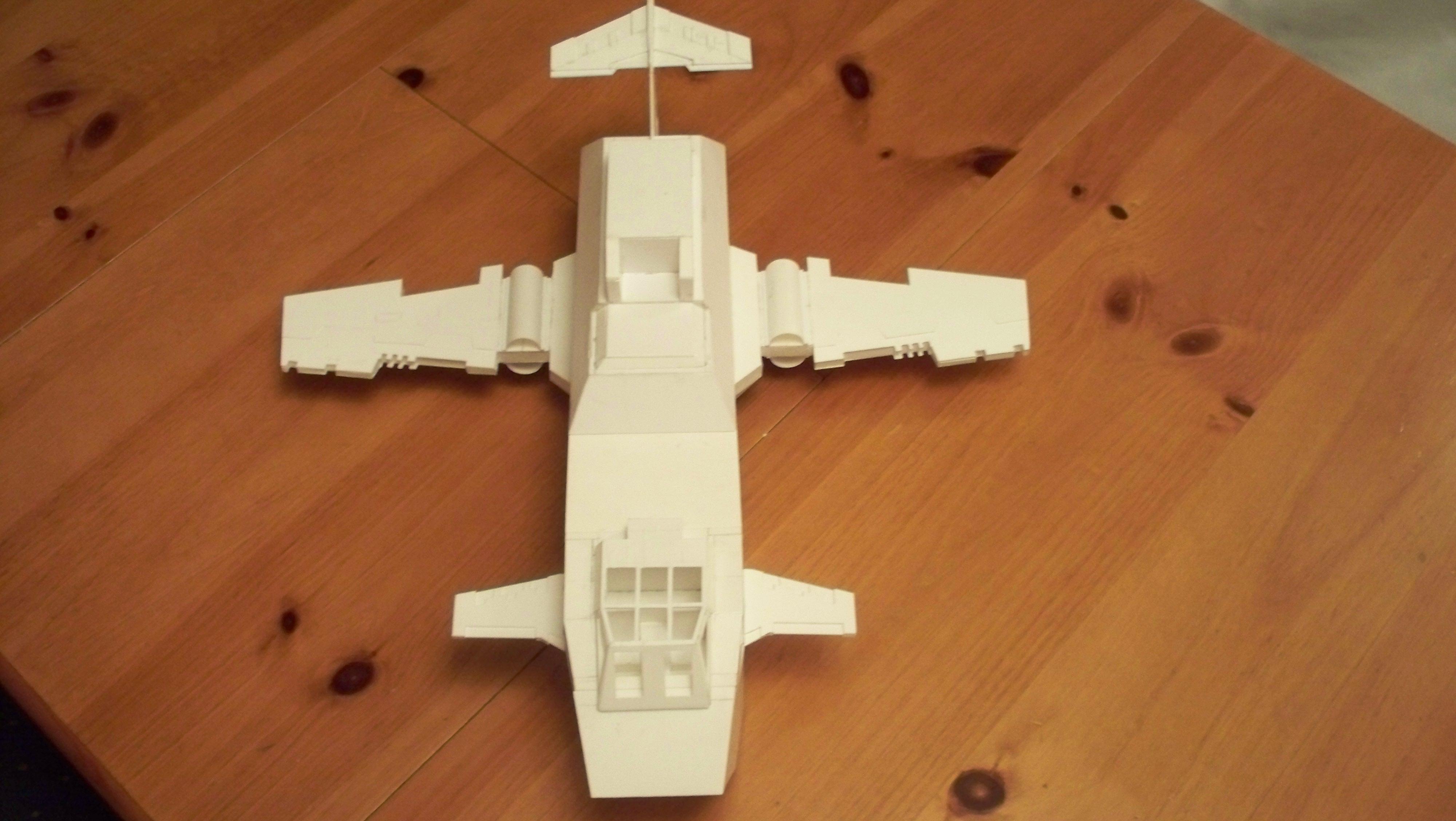 Gunship, Plasticard, Scratch Build, Thunderhawk, Work In Progress