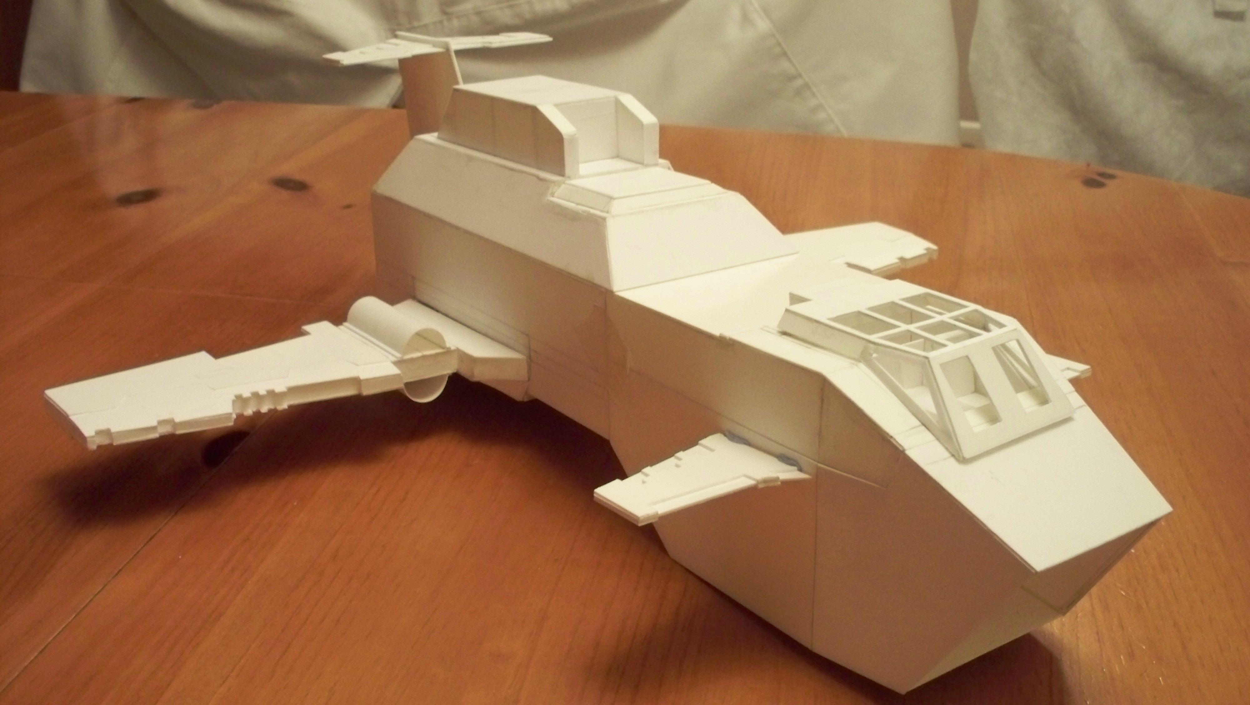 Gunship, Plasticard, Scratch Build, Thunderhawk, Work In Progress