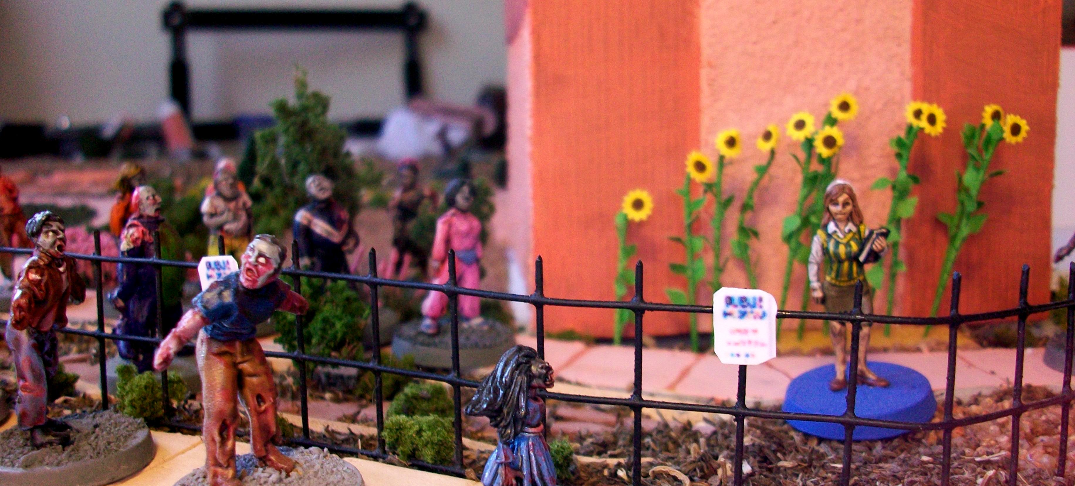 Terrain, Zombie, Pretty sunflowers