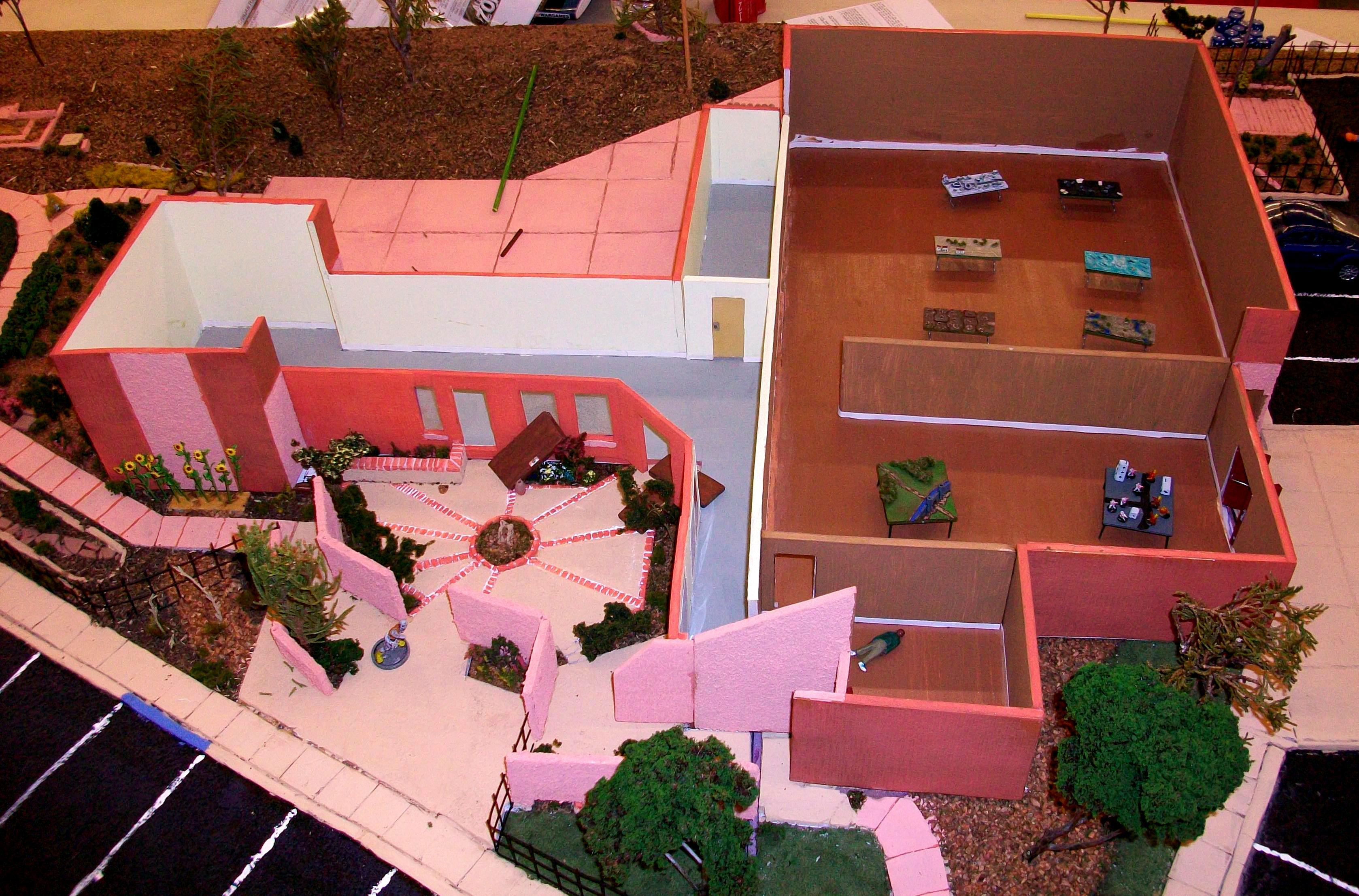 Terrain, Zombie, zombie center interior
