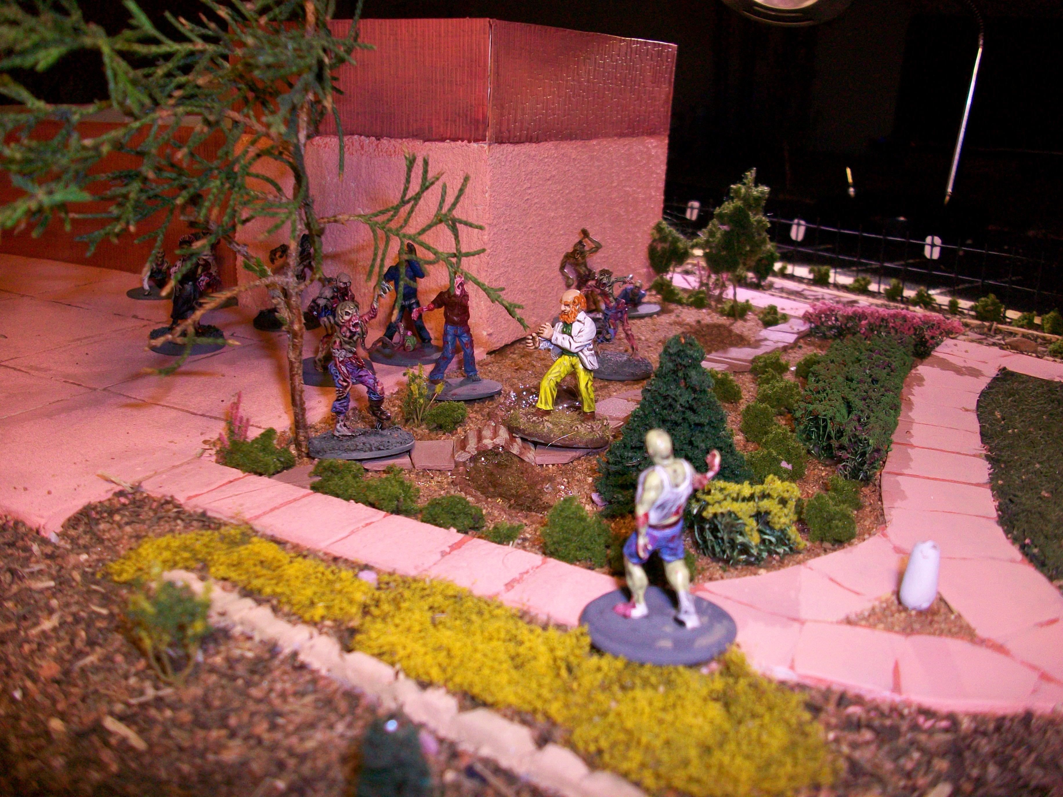 Terrain, Zombie, back garden