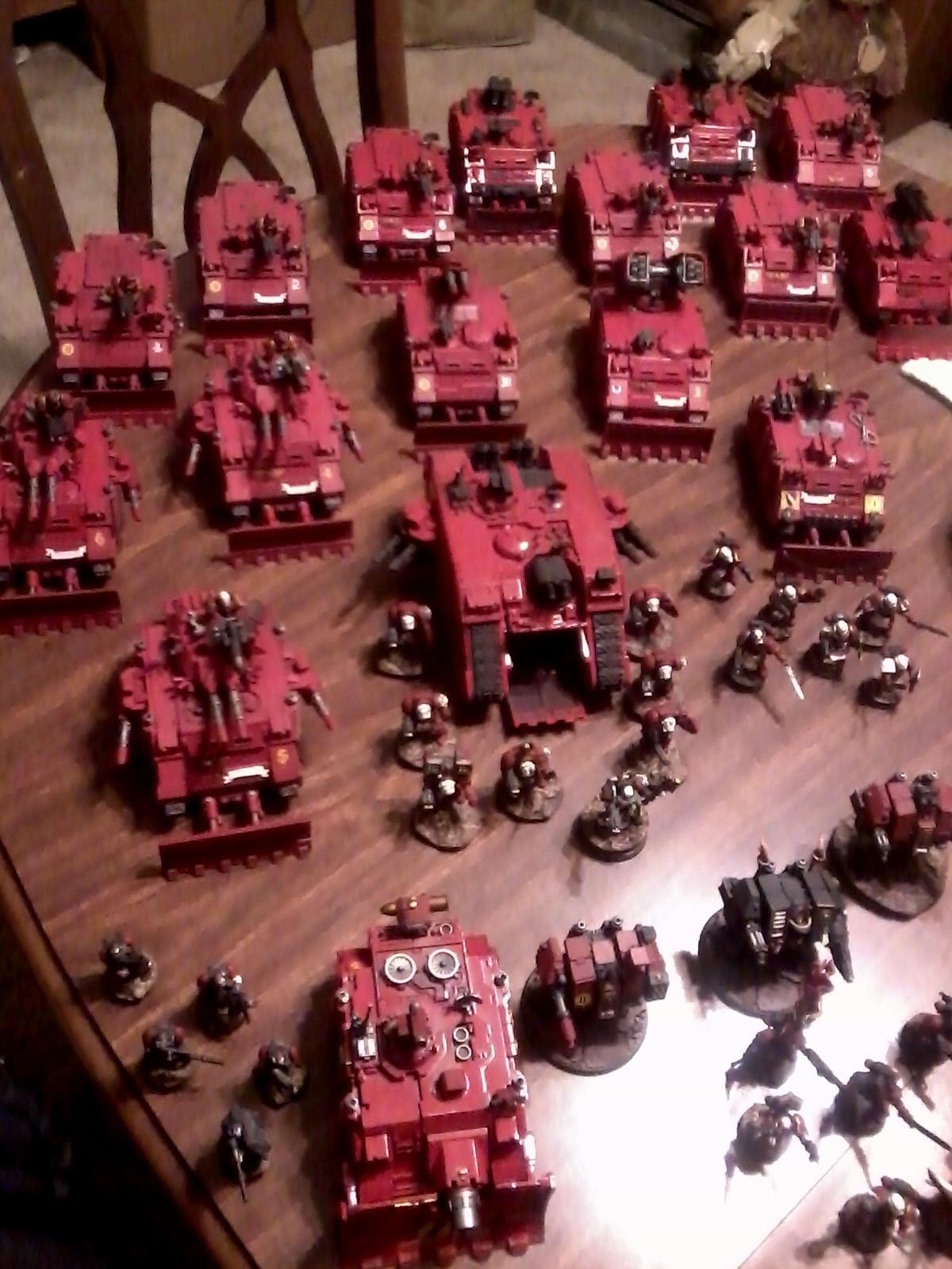 my space marine tanks and dedicated transports