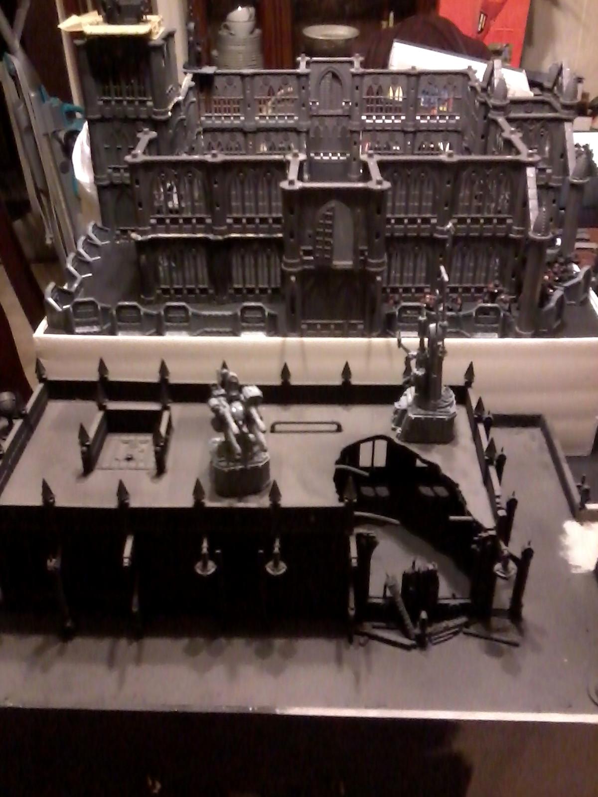 40k Terrain, Cities Of Death, Monastary Fortress, Red Hunters, Space Marines, Terrain